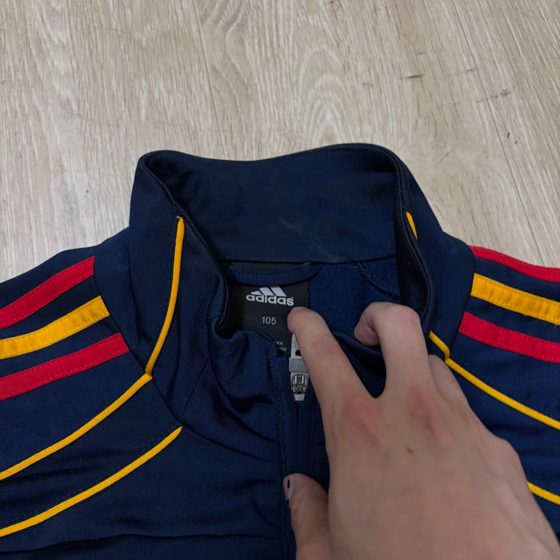 아디다스 파이어버드 축구 트랙탑 져지 자켓 M/95  상품이미지6