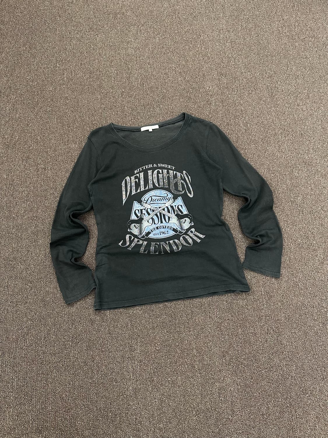 L)Japanese vintage 여성 y2k 그래픽 롱슬리브 상품이미지2
