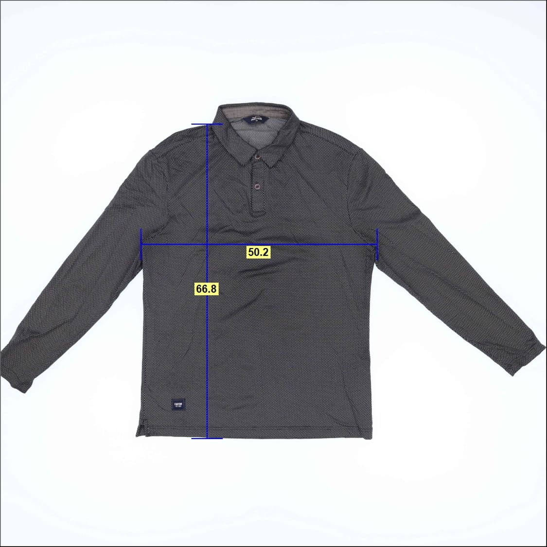 [100] 팬텀 골프 패턴 긴팔 카라티셔츠 1215H1 상품이미지5