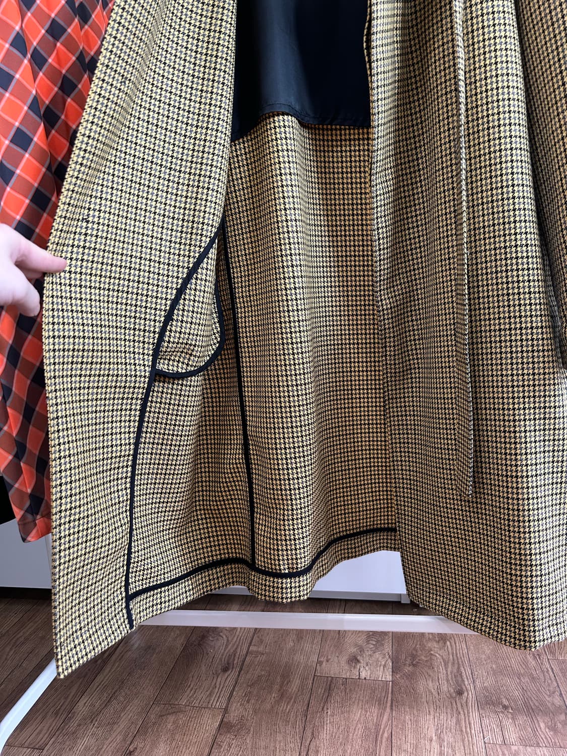 라프시몬스 옐로우 하운드투스 초커 코트 상품이미지5