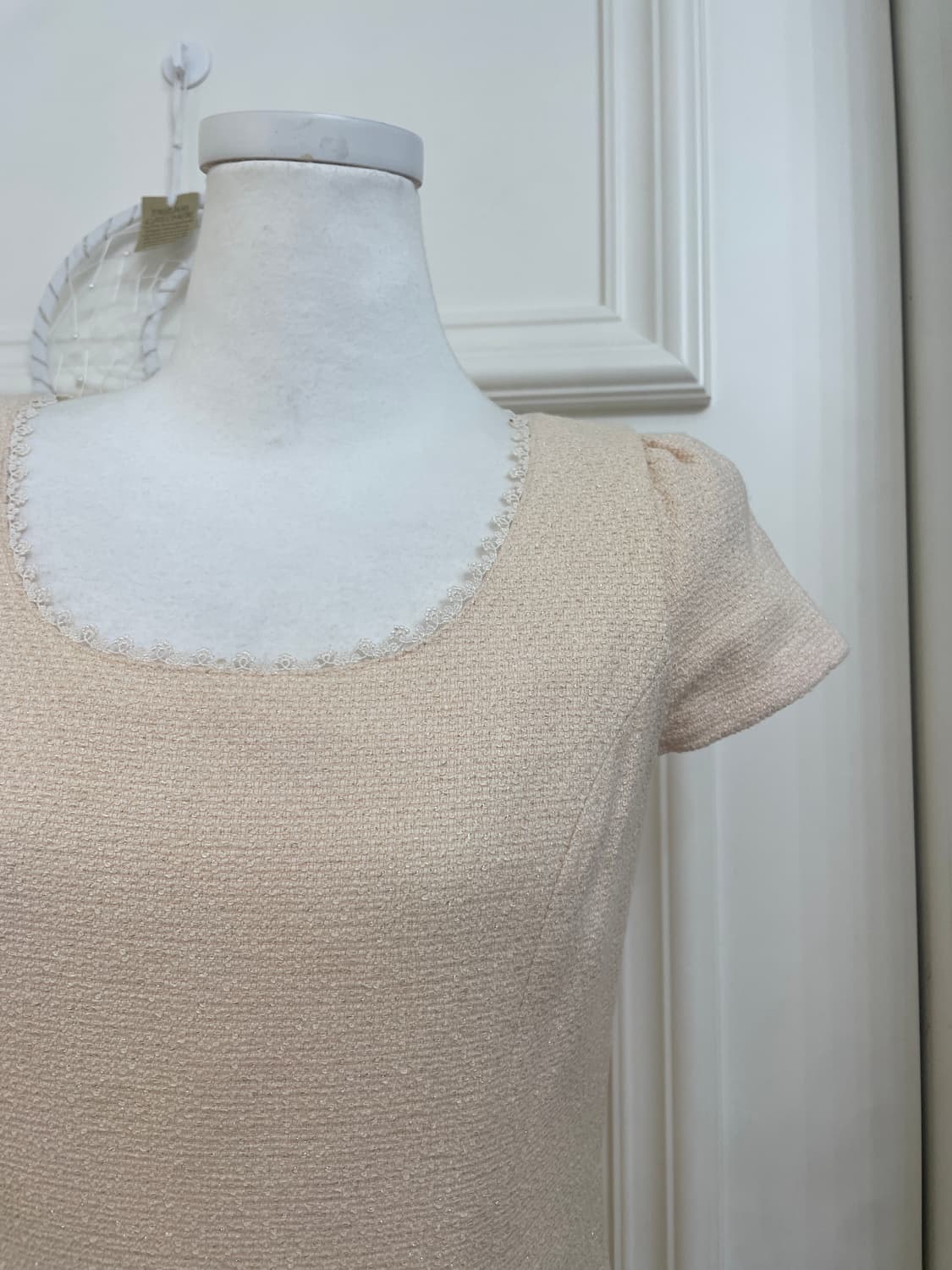 sheer coral twinkle tweed french sleeve 상품이미지7