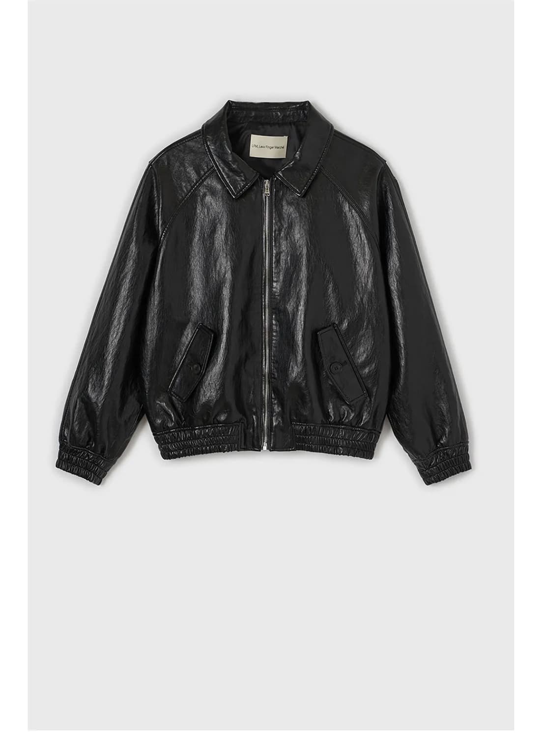 (LFM) FAKE LEATHER BOMBER JACKET 상품이미지1