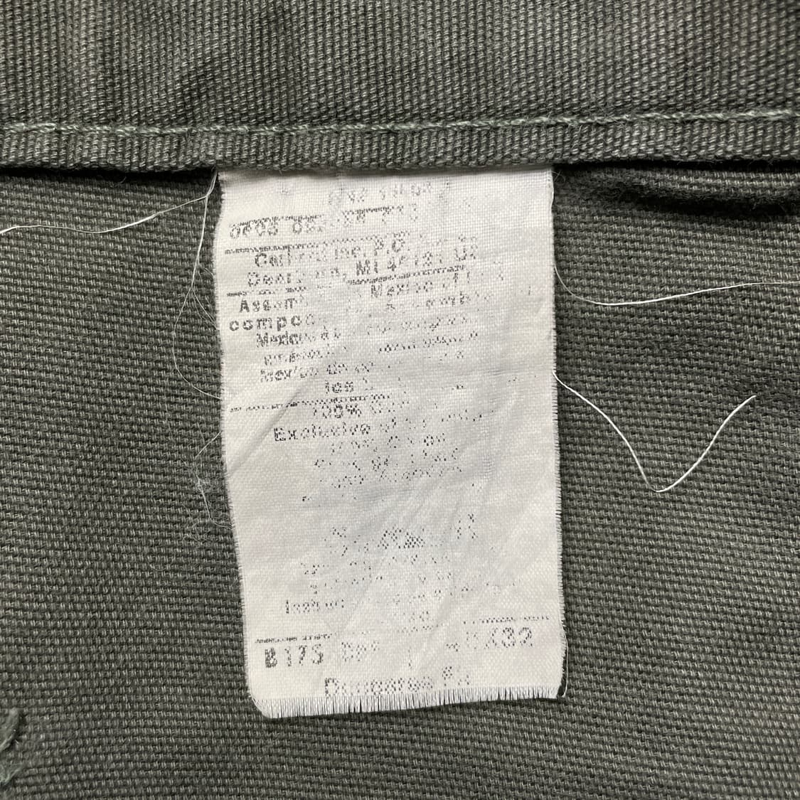 CARHARTT 칼하트 00s B175 올리브 워크 팬츠 A00838 상품이미지9