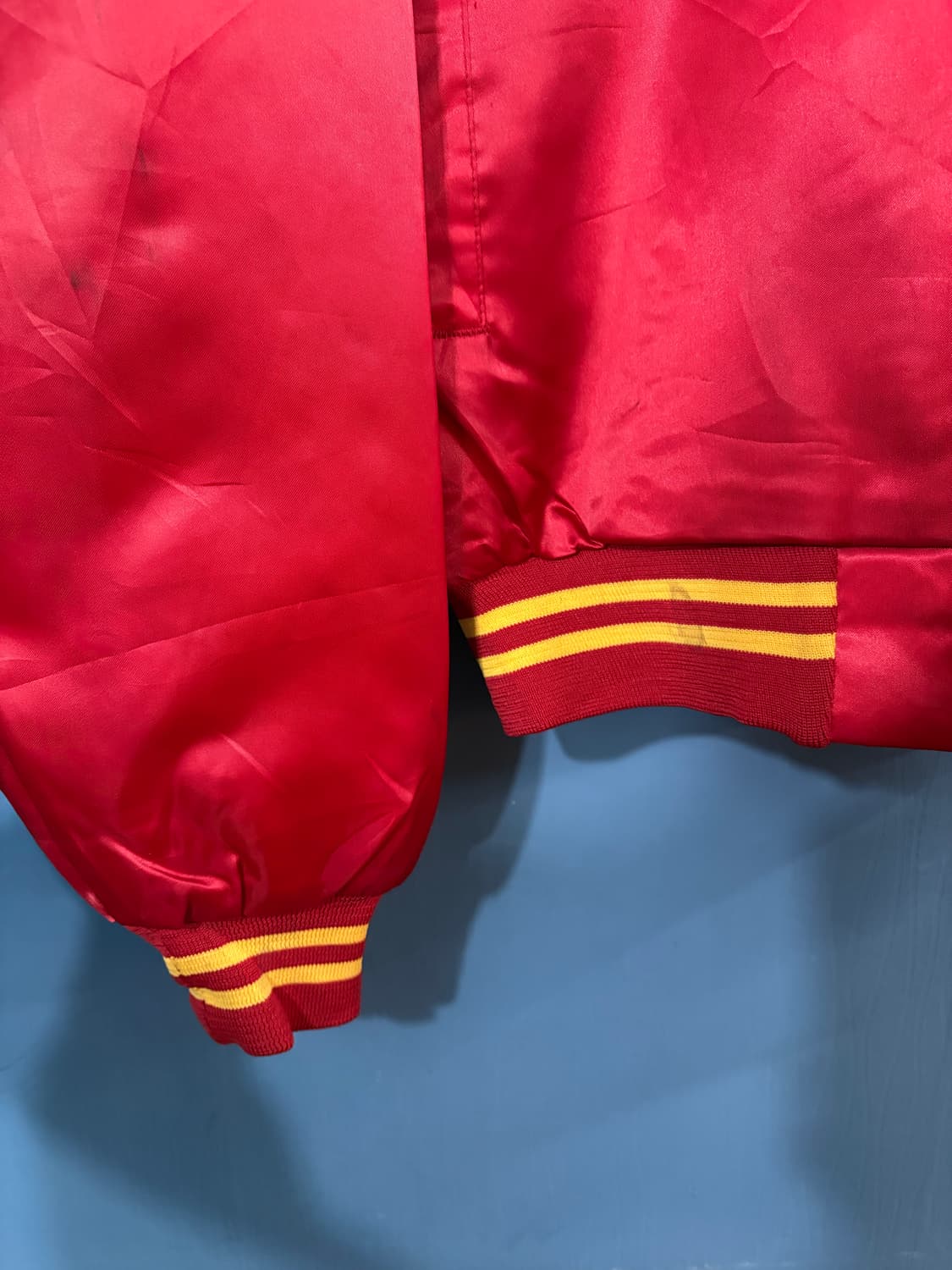 80-90‘s USMC Soffee varsity Jacket. 상품이미지7