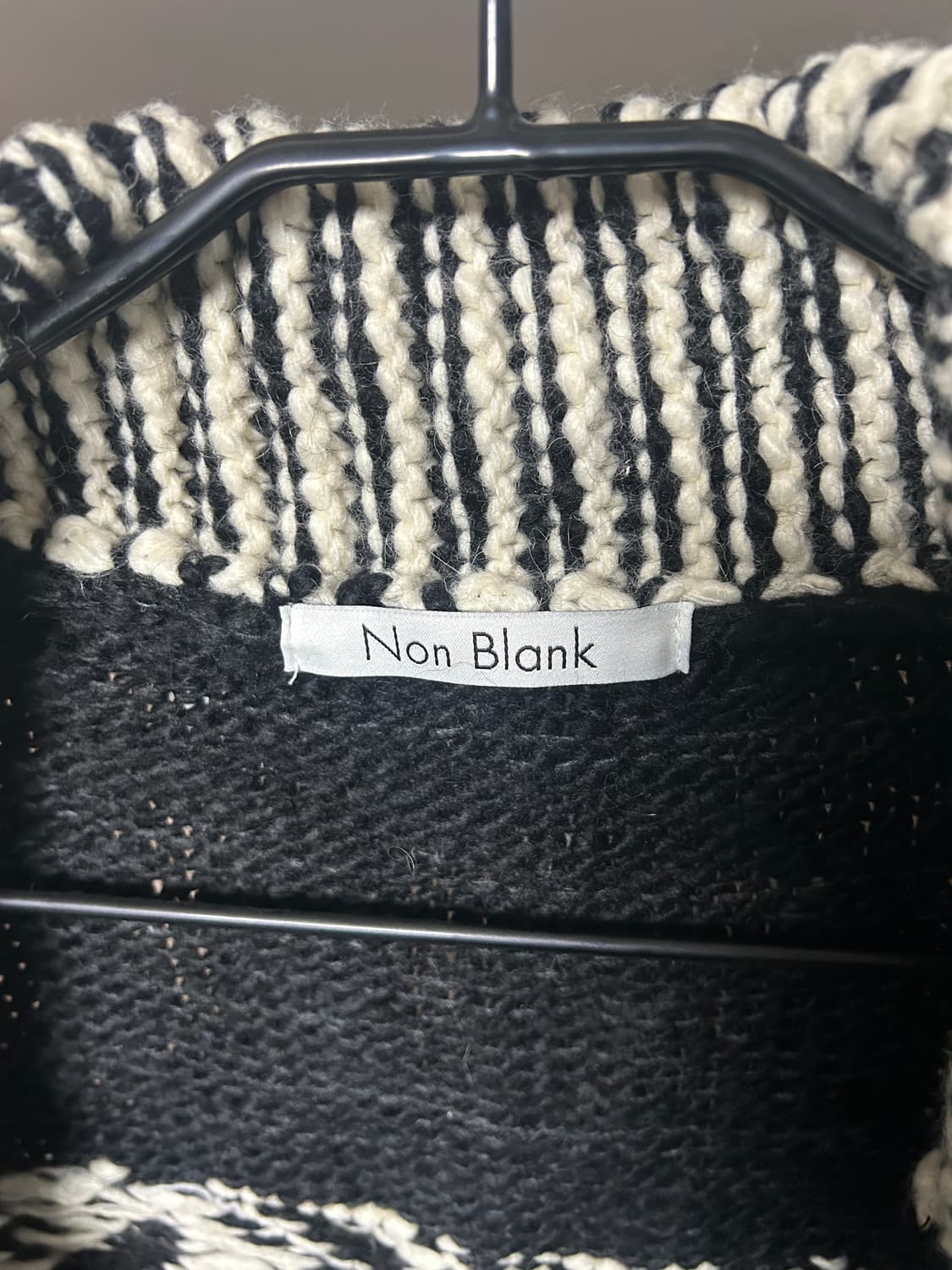 Non Blank 코위찬 집업 가디건 상품이미지5