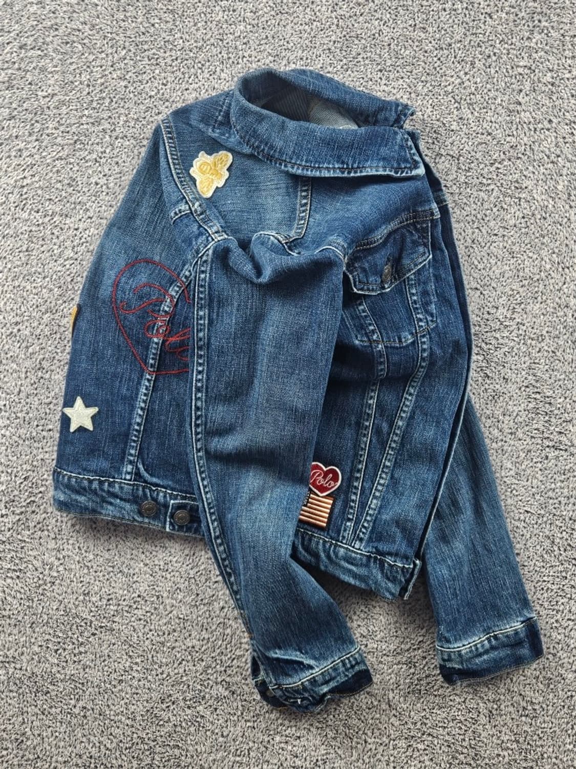 폴로랄프로렌 패치 포인트 데님 자켓 (14SIZE XS~S )/ 9425 상품이미지5