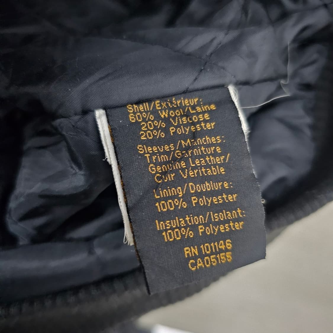 NORTH END 소가죽 바시티 자켓 M 상품이미지6