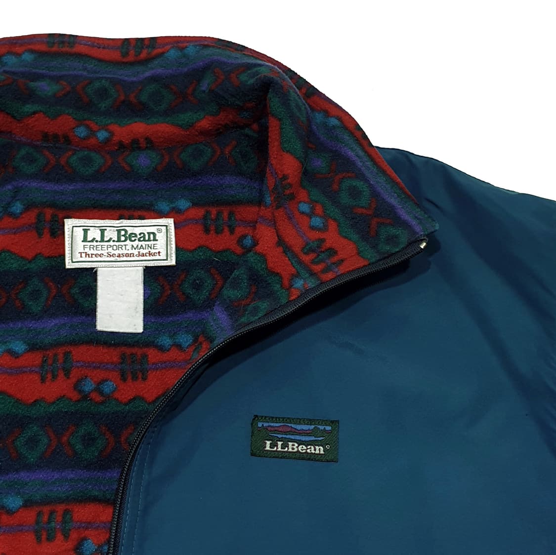 엘엘빈 3시즌 자켓 쉘드 아즈텍 패턴 L (105-110) 90s 상품이미지6