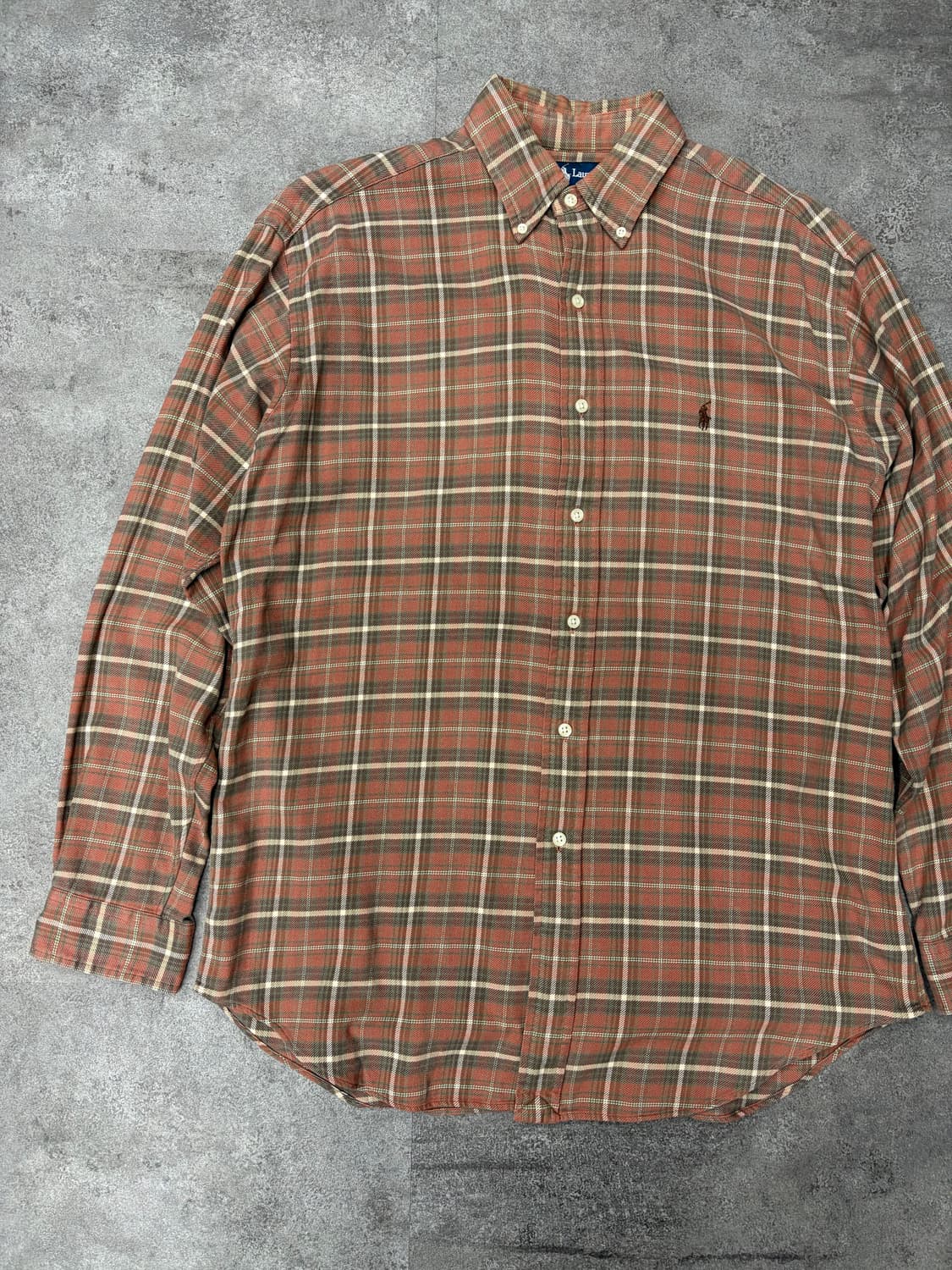 폴로 랄프로렌 플란넬 체크 셔츠 상품이미지2