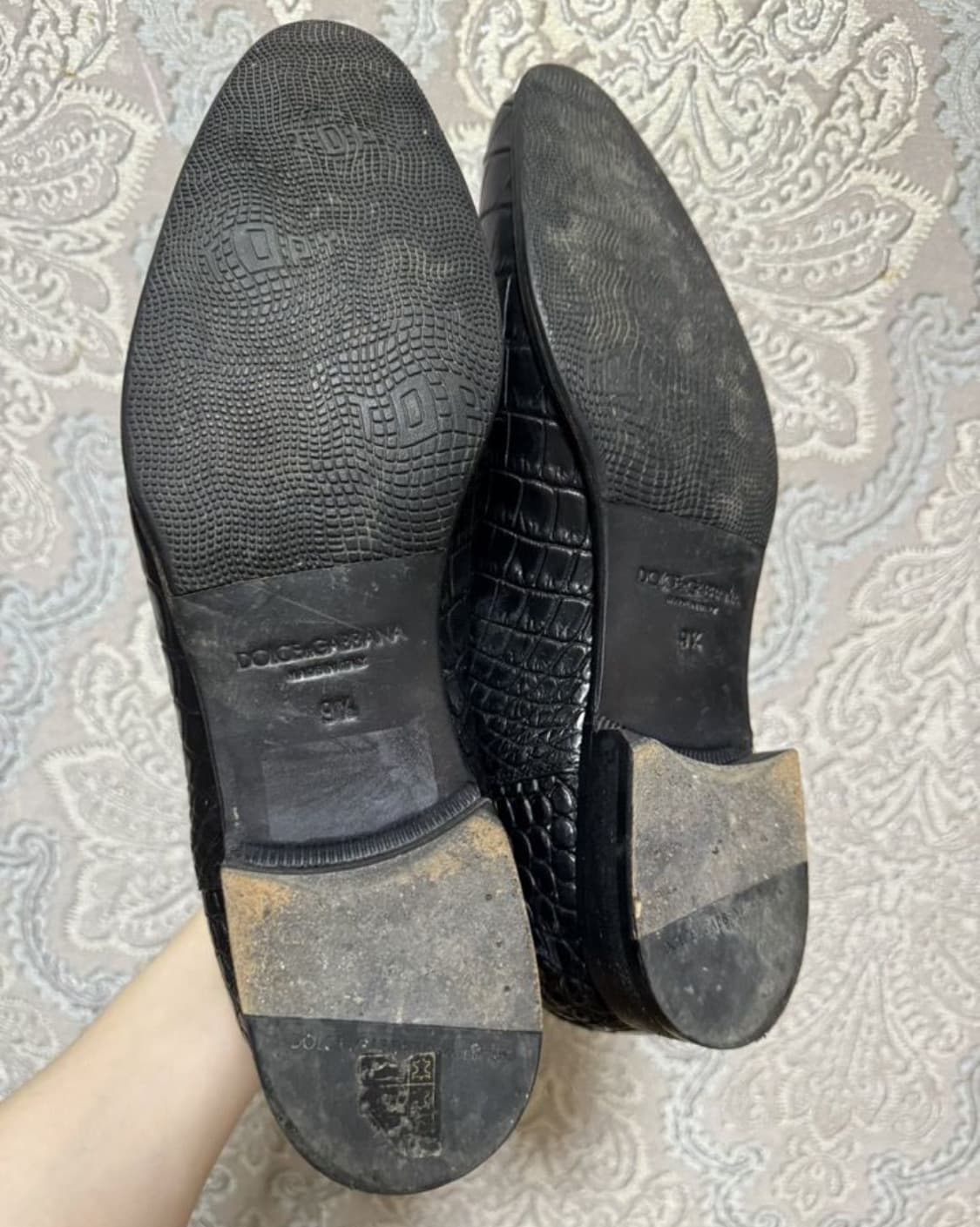 돌체앤가바나 첼시부츠(크로커다일 스킨-악어가죽)9.5사이즈-해외발송 상품이미지6