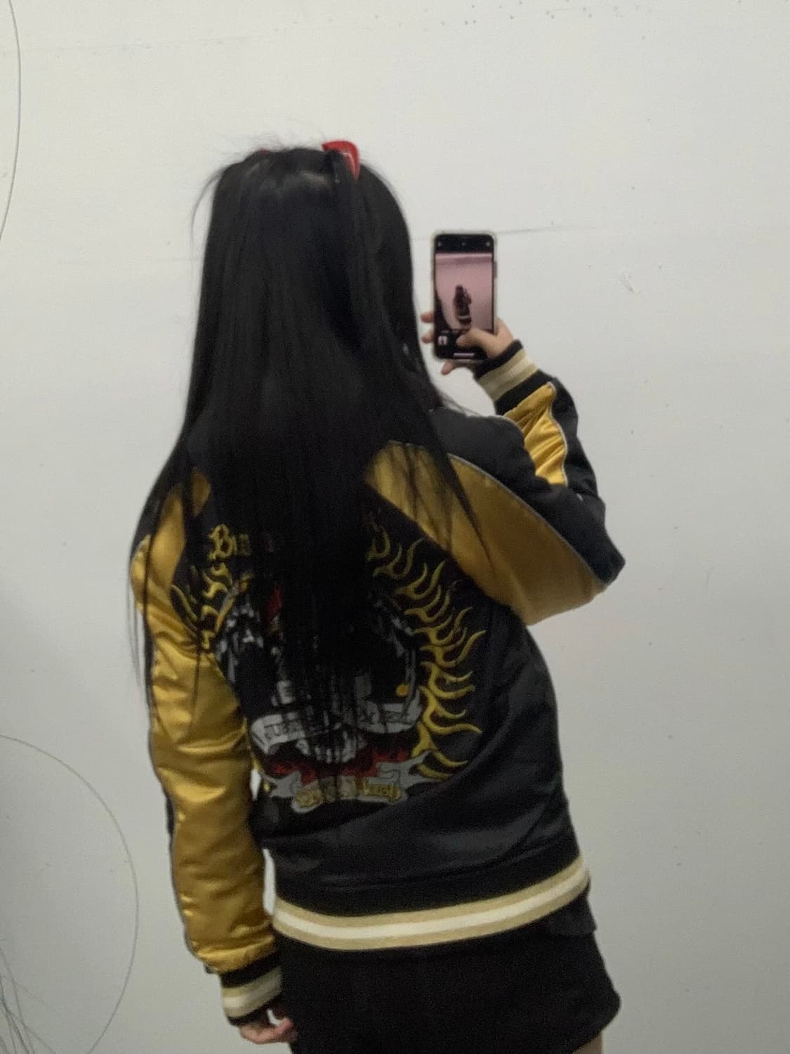 Dog flash 리버시블 벨벳 스카쟌  상품이미지3