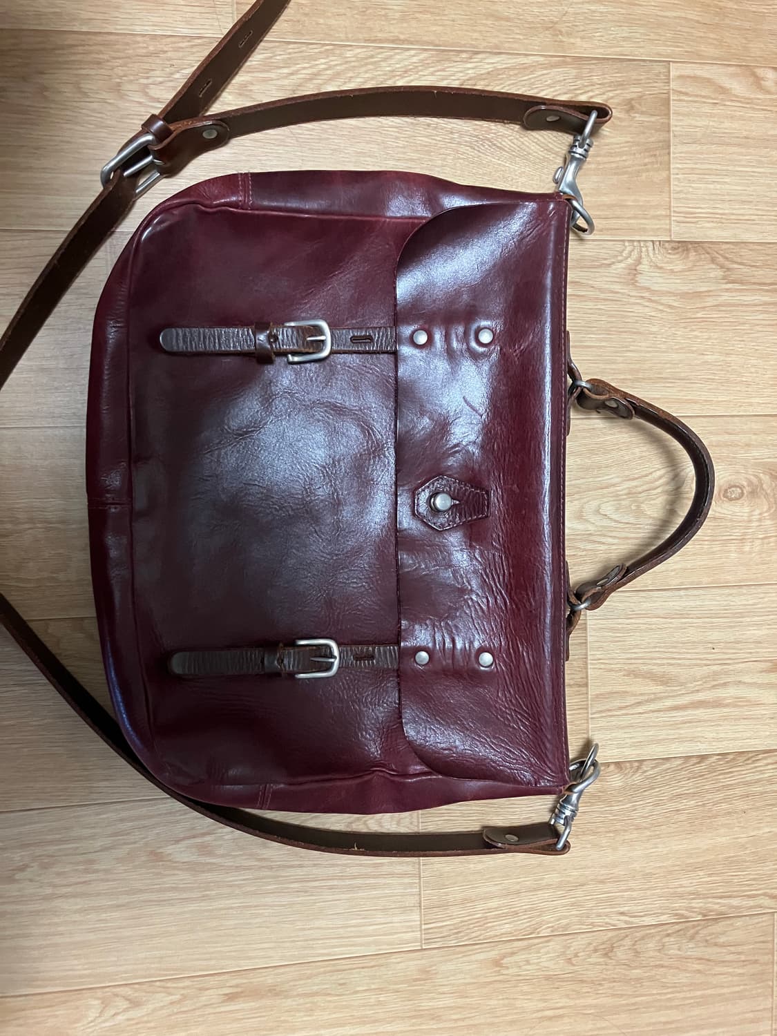 엘리카펠리노 버건디 사첼백 상품이미지1