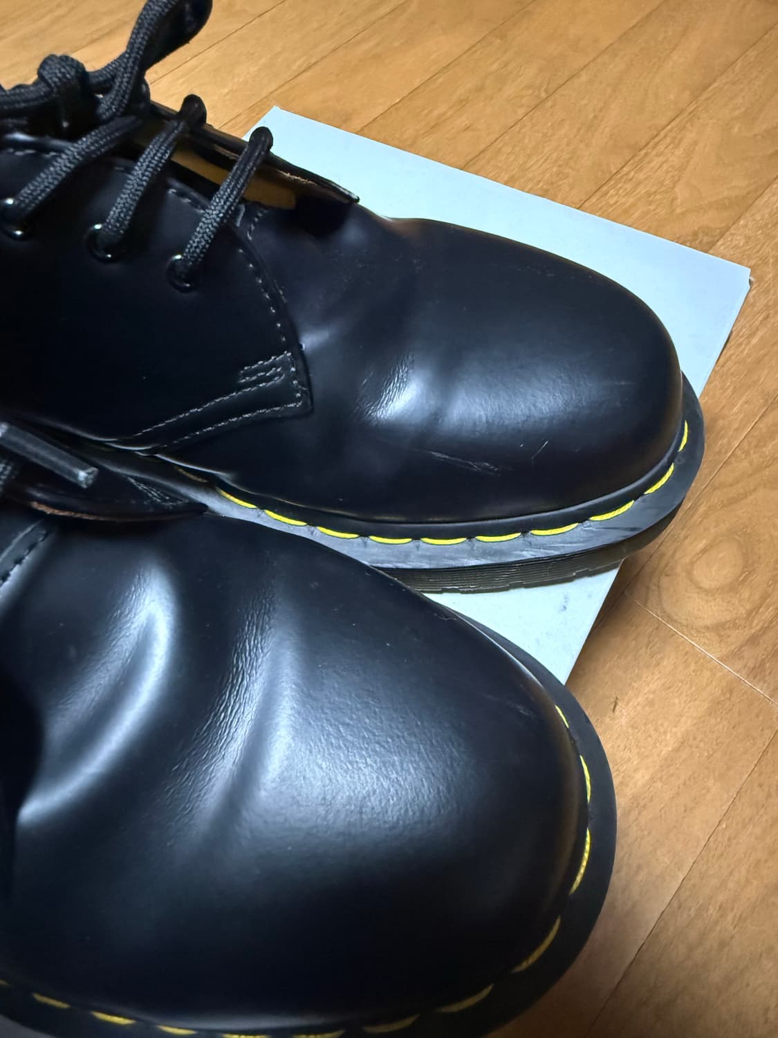 닥터마틴 1461 스무스 블랙 UK6(250)-상태 양호 상품이미지3