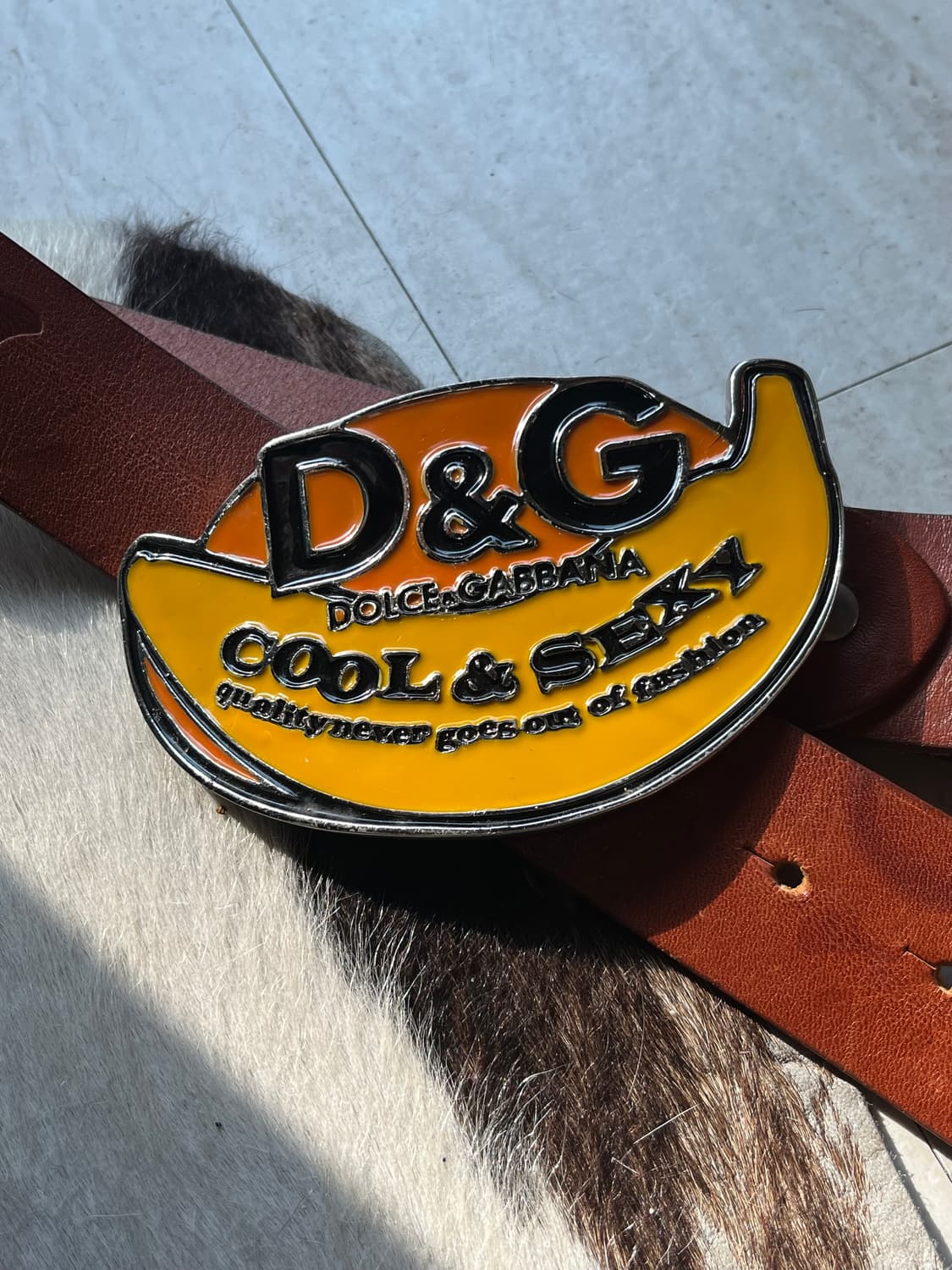 DOLCE & GABBANA COOL & SEXY LEATHER BELT 상품이미지3