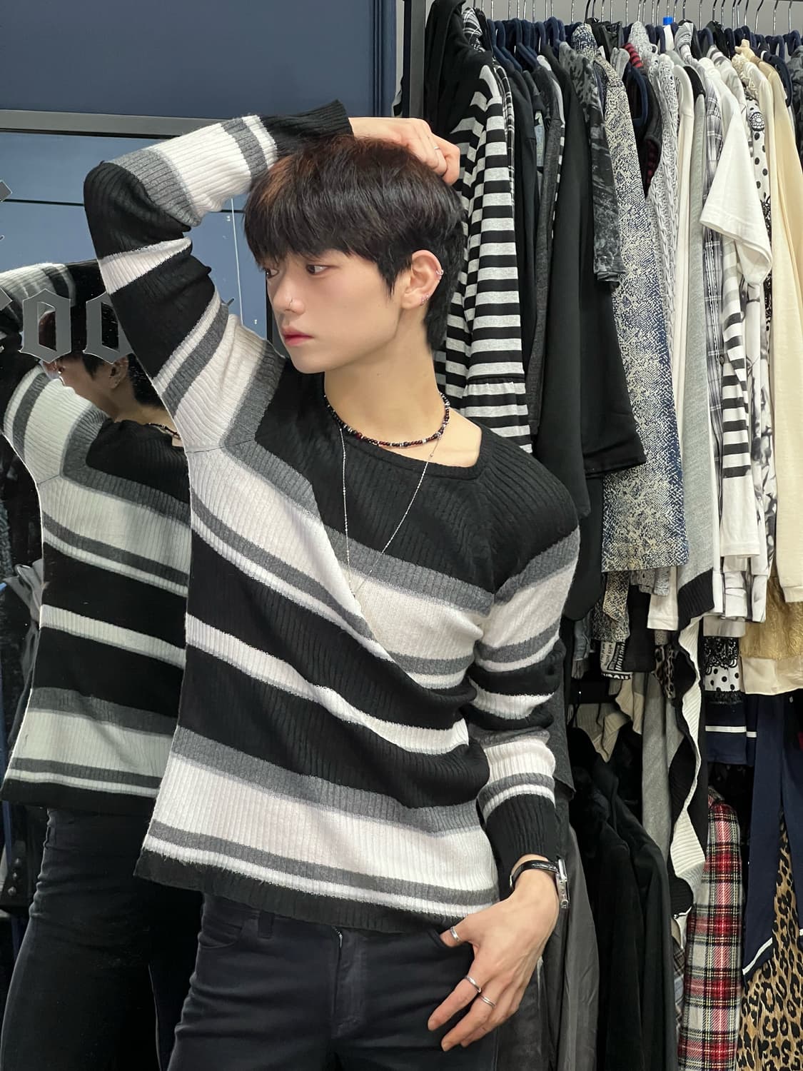 Earth music Knit 상품이미지5