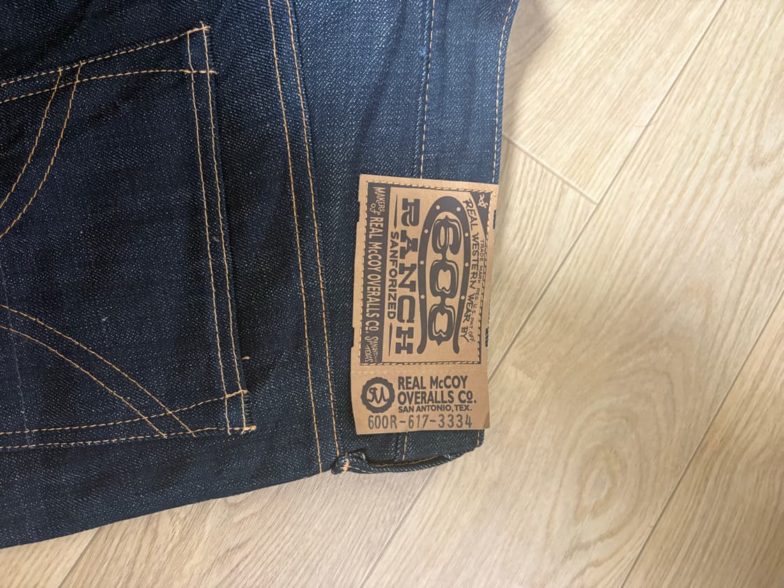 더 리얼 맥코이 600ranch 데님 팬츠 상품이미지4