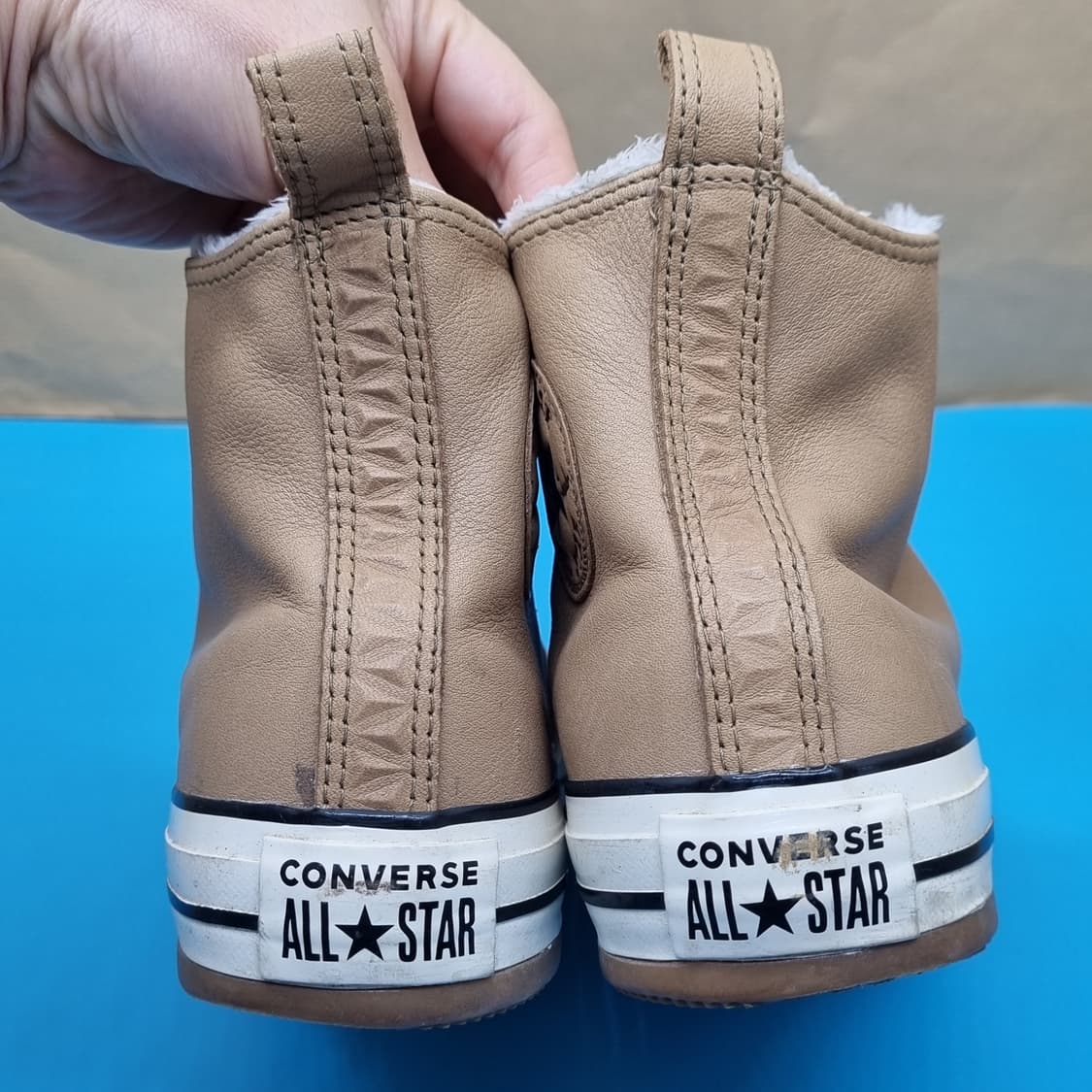 컨버스 안감털 가죽 하이탑 255 상품이미지4