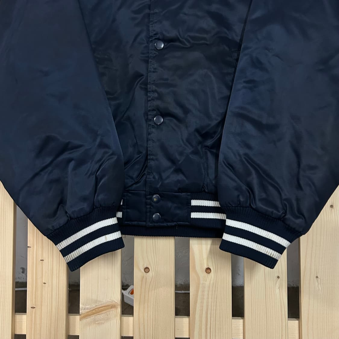 (L) 90s 나이키 사틴 스타디움 바시티자켓  상품이미지3