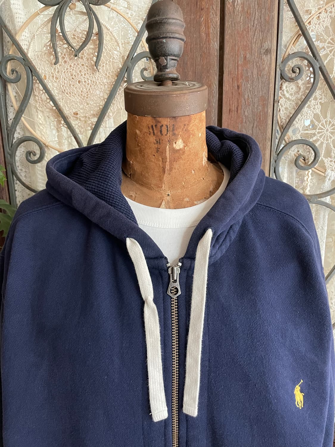 폴로 랄프로렌 네이비 후드 집업 상품이미지2