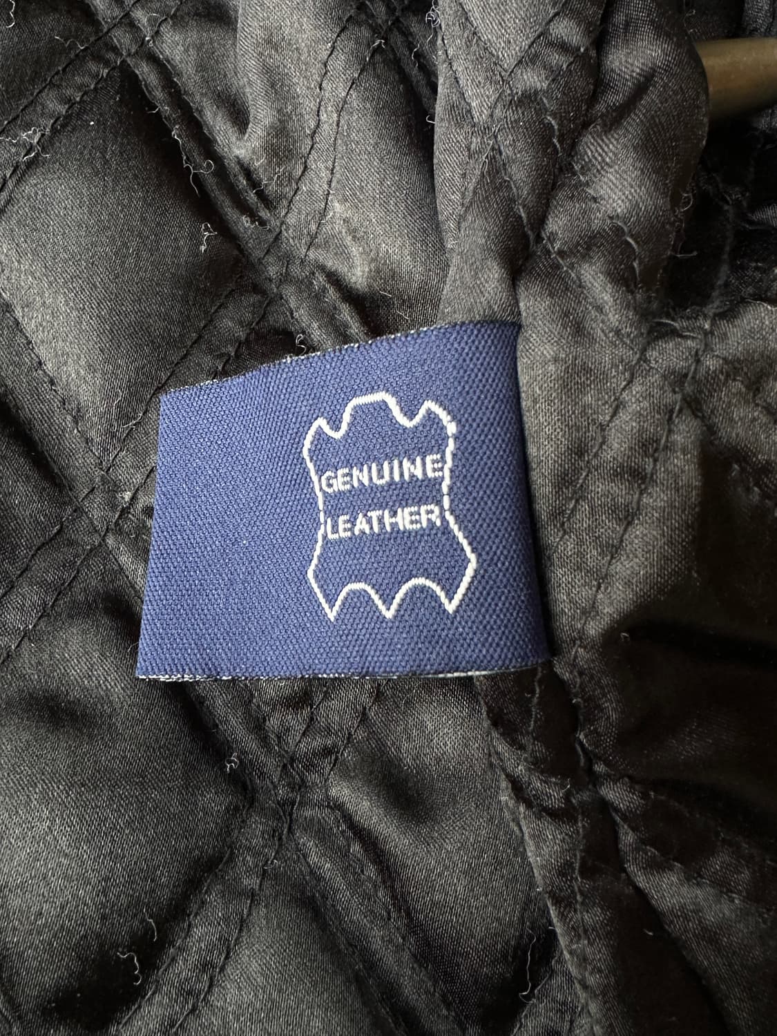 90s Jos.A.Bank 리얼 레더 카코트 M / 블랙 하프 가죽자켓 상품이미지8