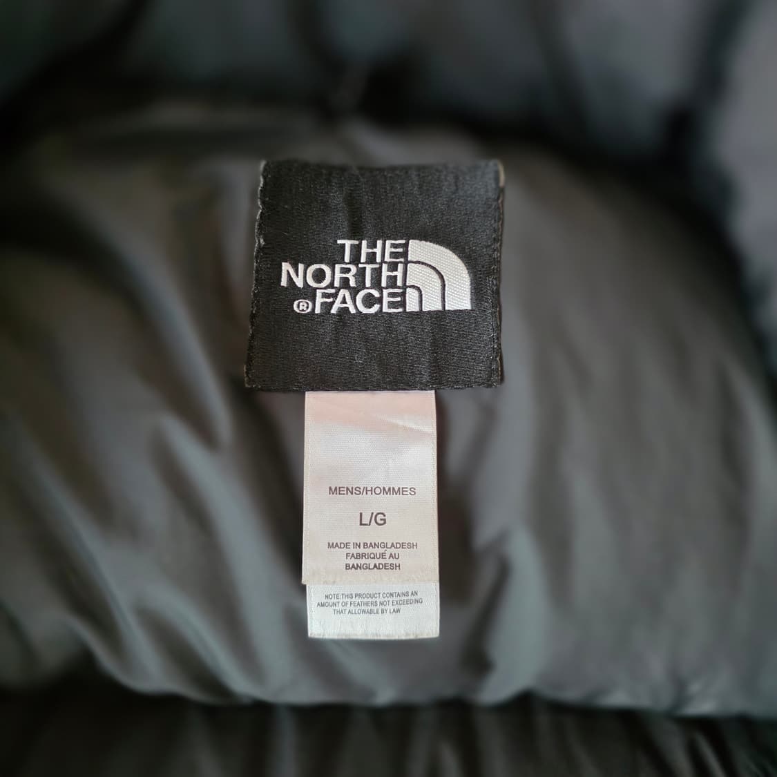 일본판 노스페이스 700 눕시 검/회 구스다운 L(105) 상품이미지6