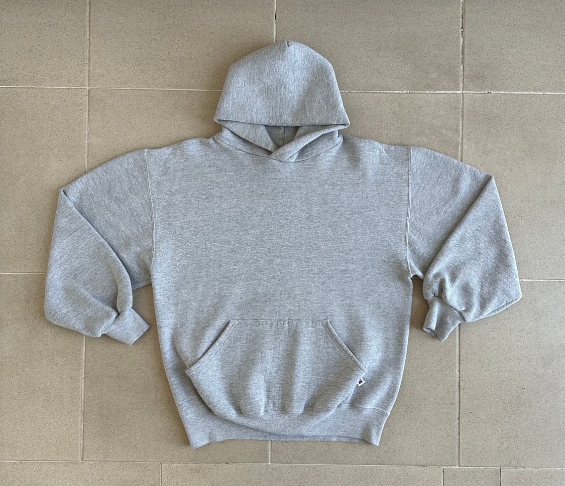 90s 빈티지 러셀 후드 그레이 L USA 상품이미지1