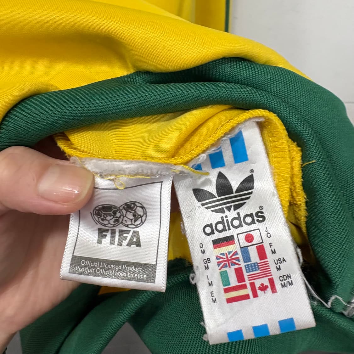 아디다스 빈티지 브라질 트랙탑 져지 상품이미지4
