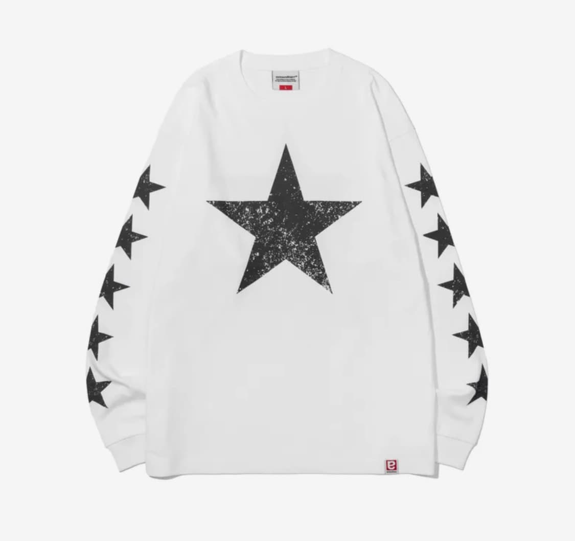 STARS LONG SLEEVE OFF WHITE 상품이미지1