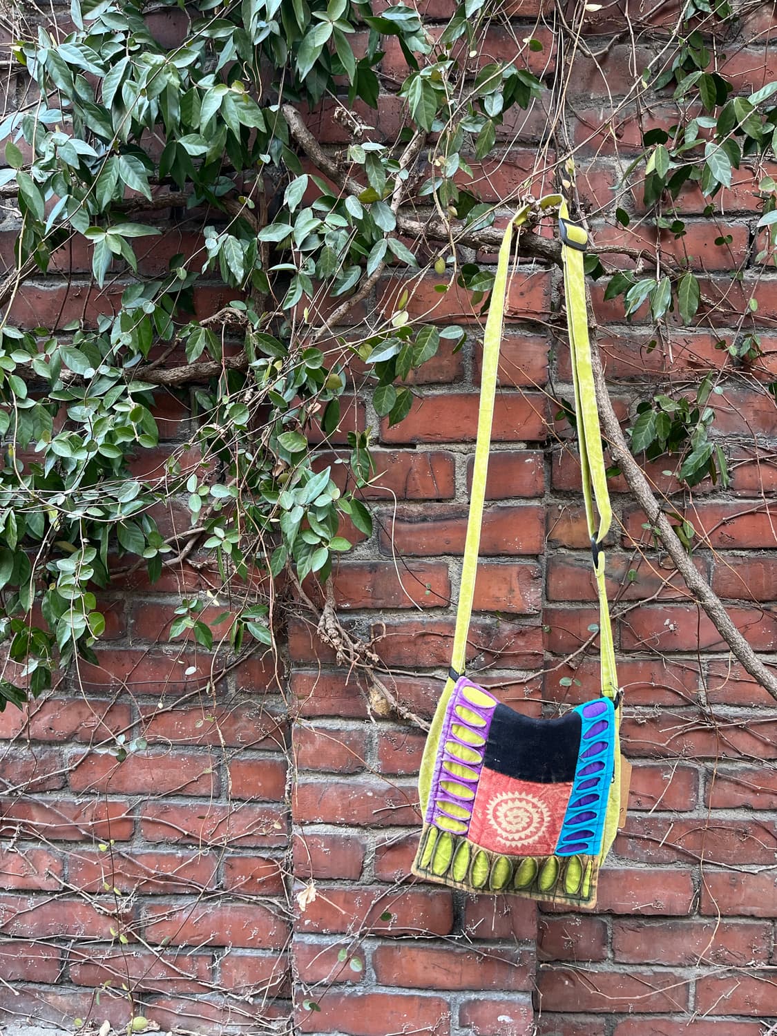 히피 에스닉 패치워크 크로스백 상품이미지4