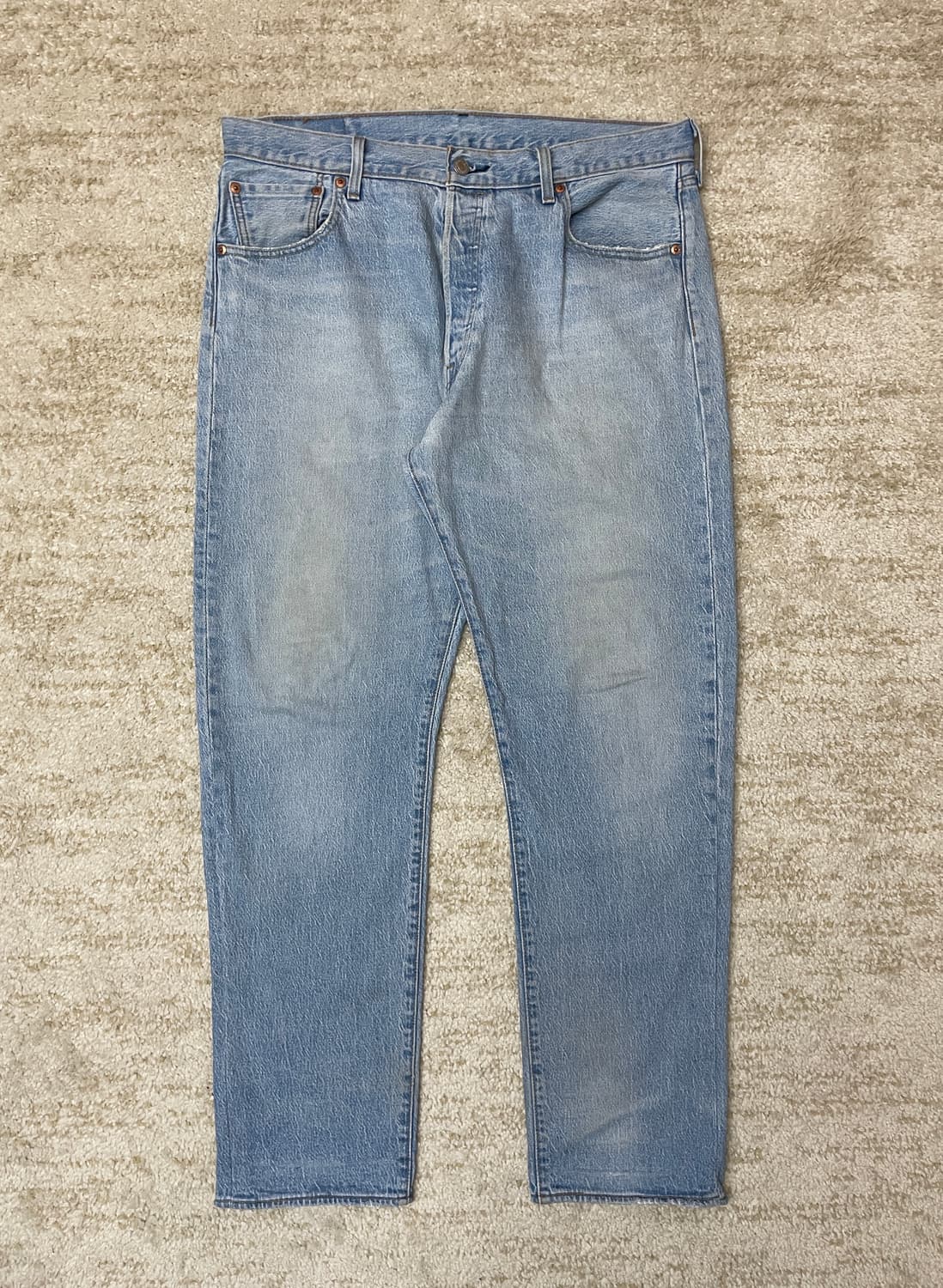 [36] 00s Levis 리바이스 501 36사이즈 라이트 블루 데님 상품이미지1