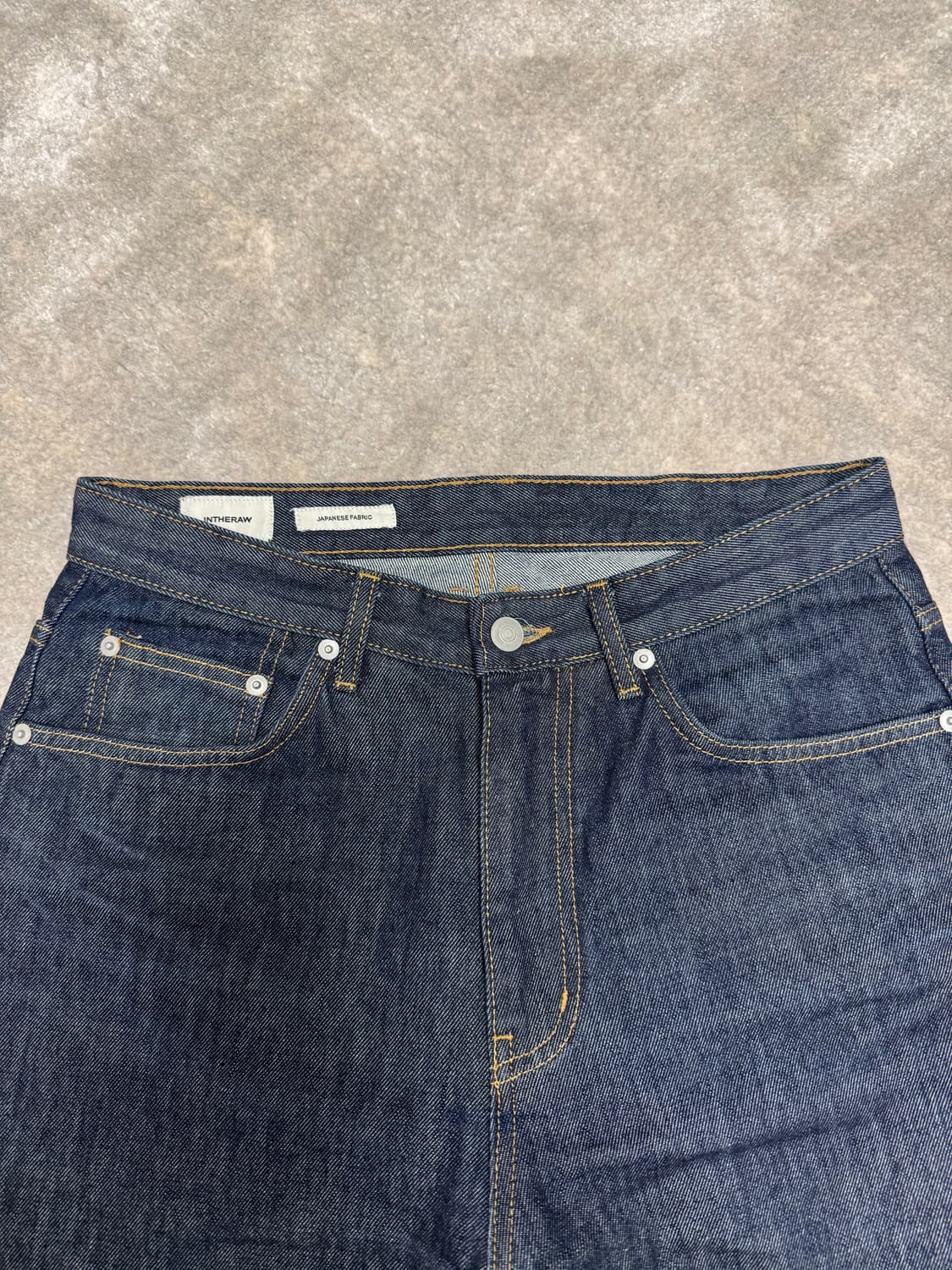 [인더로우] 5PK Hard Twist W.T 데님 인디고 블루 1사이즈 상품이미지3