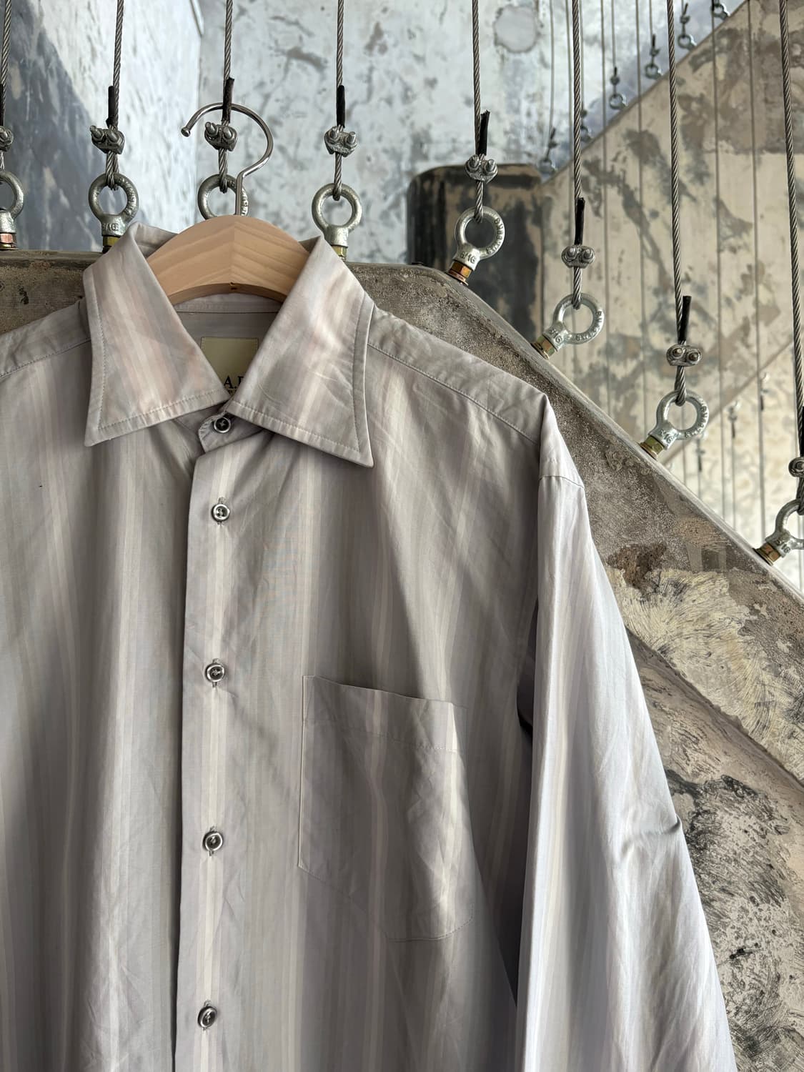 A.A.R Yohji Design Studio Stripe Shirt 상품이미지2