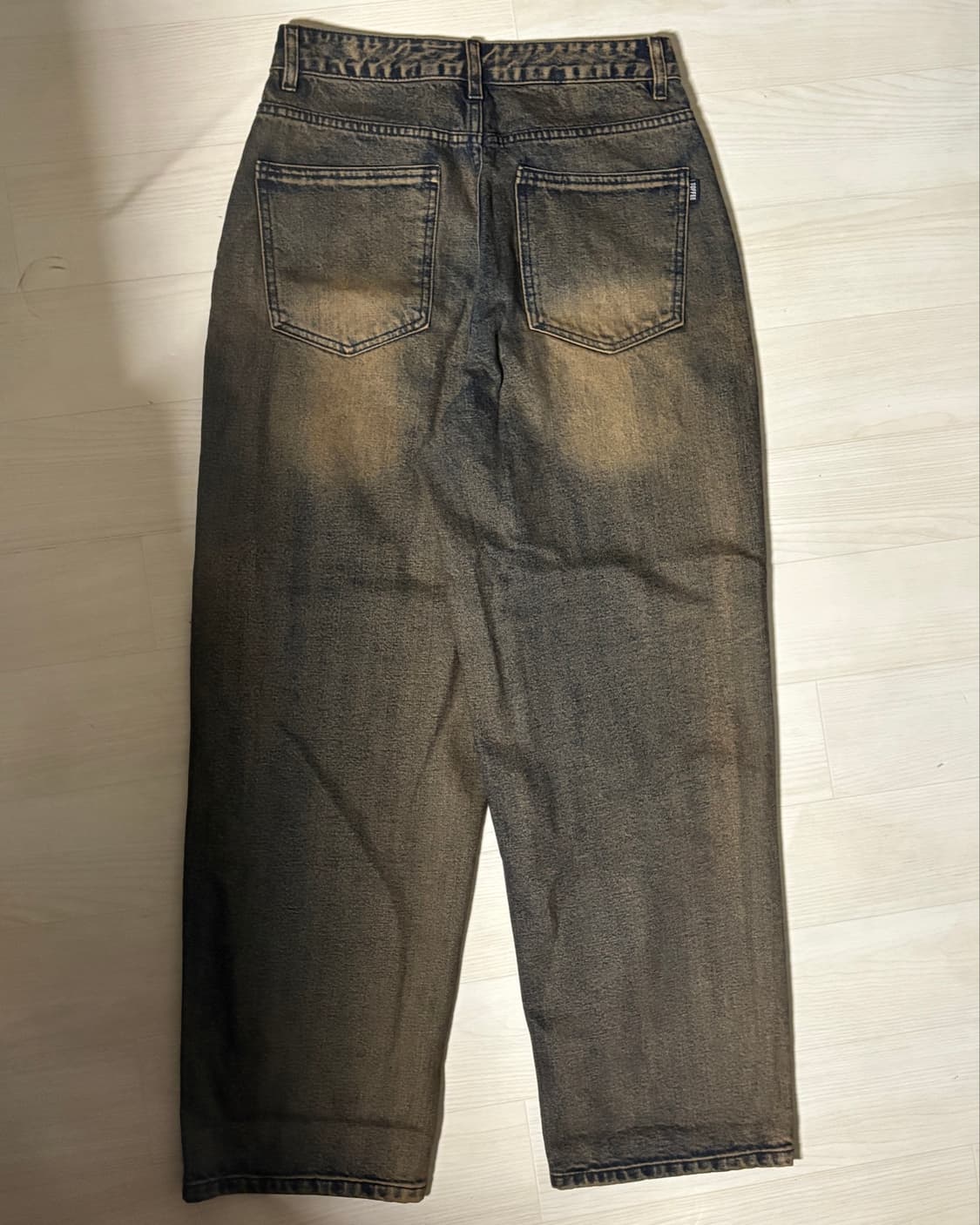 토피 데님팬츠 갈색 청바지 상품이미지2