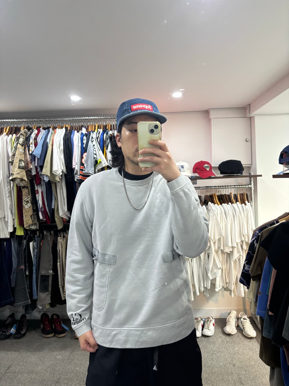 CP company 투포켓 맨투맨 상품이미지8