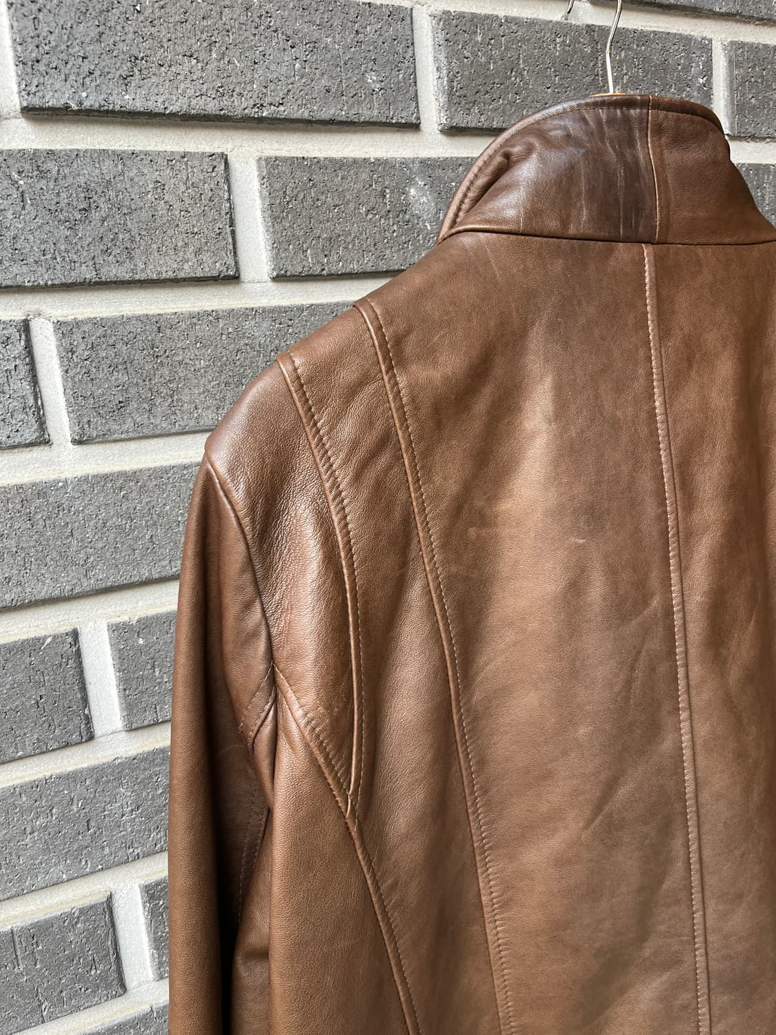 Beyond Closet 양가죽 자켓 브라운 상품이미지7