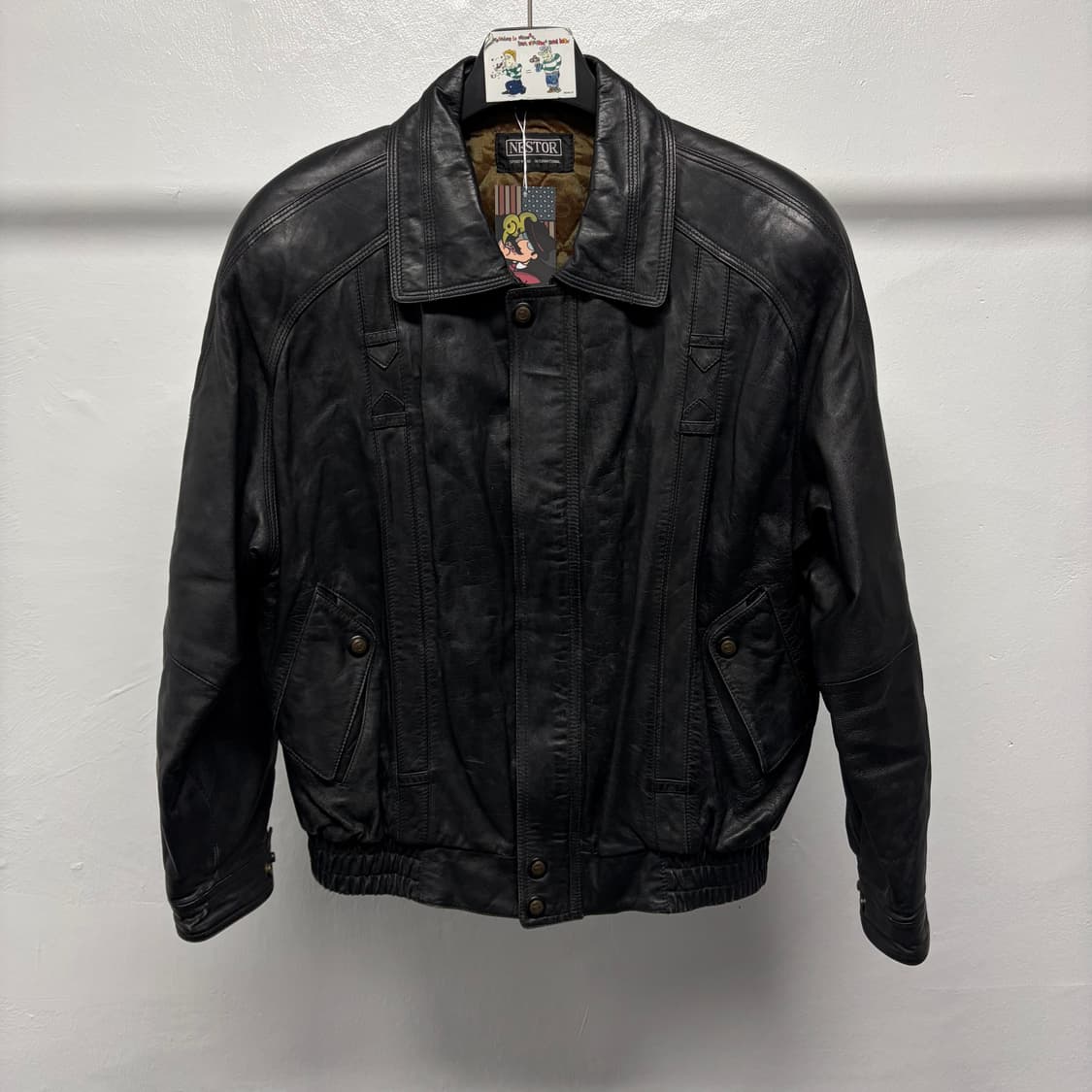 빈티지 레더 자켓 4 상품이미지1