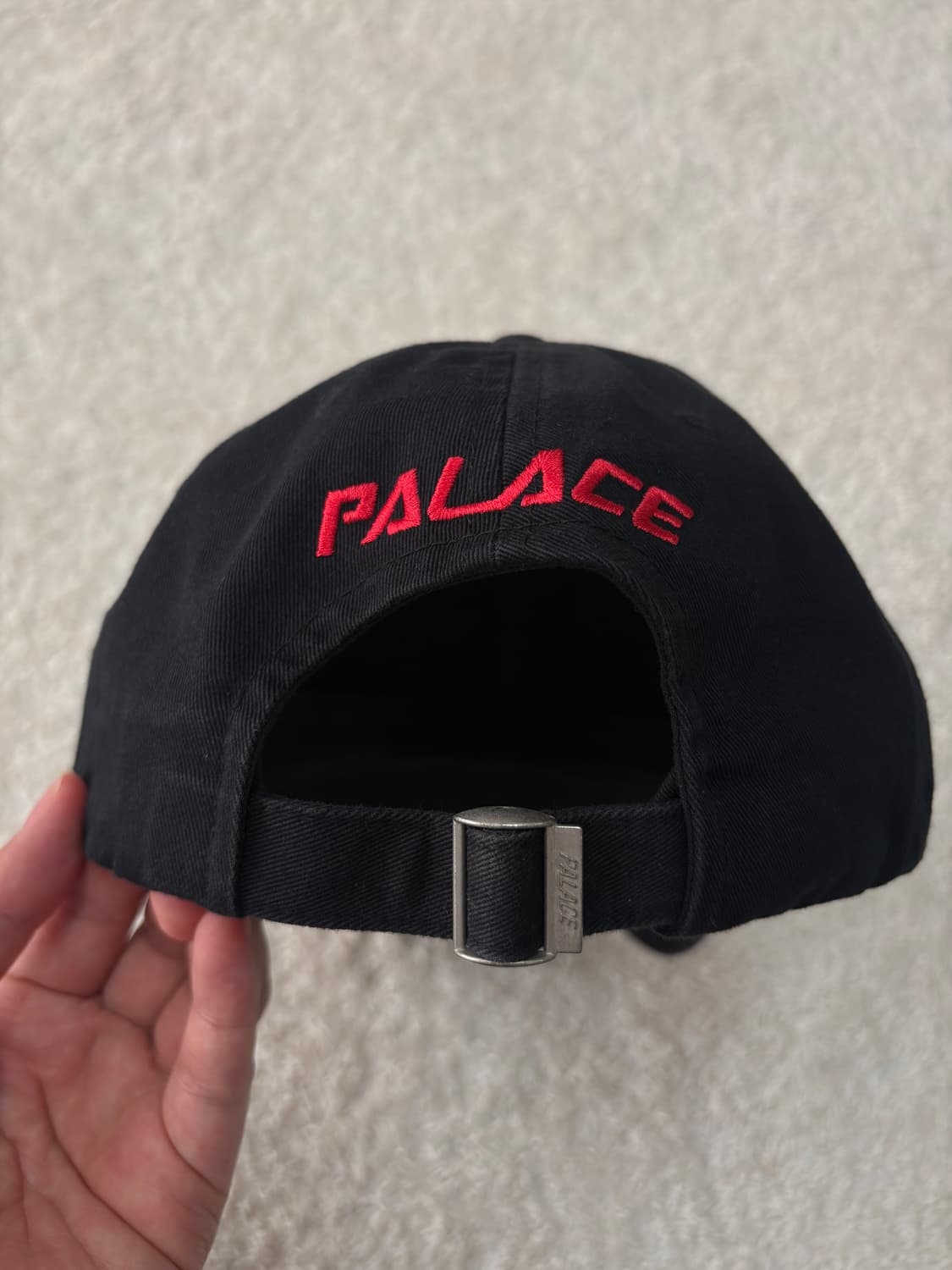 팔라스 블랙 볼캡 레드 로고 상품이미지2