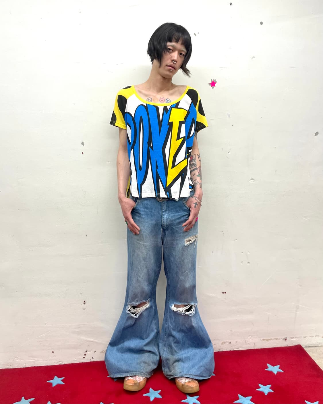 JSG Poker Black Dot Yellow T-shirt  상품이미지5