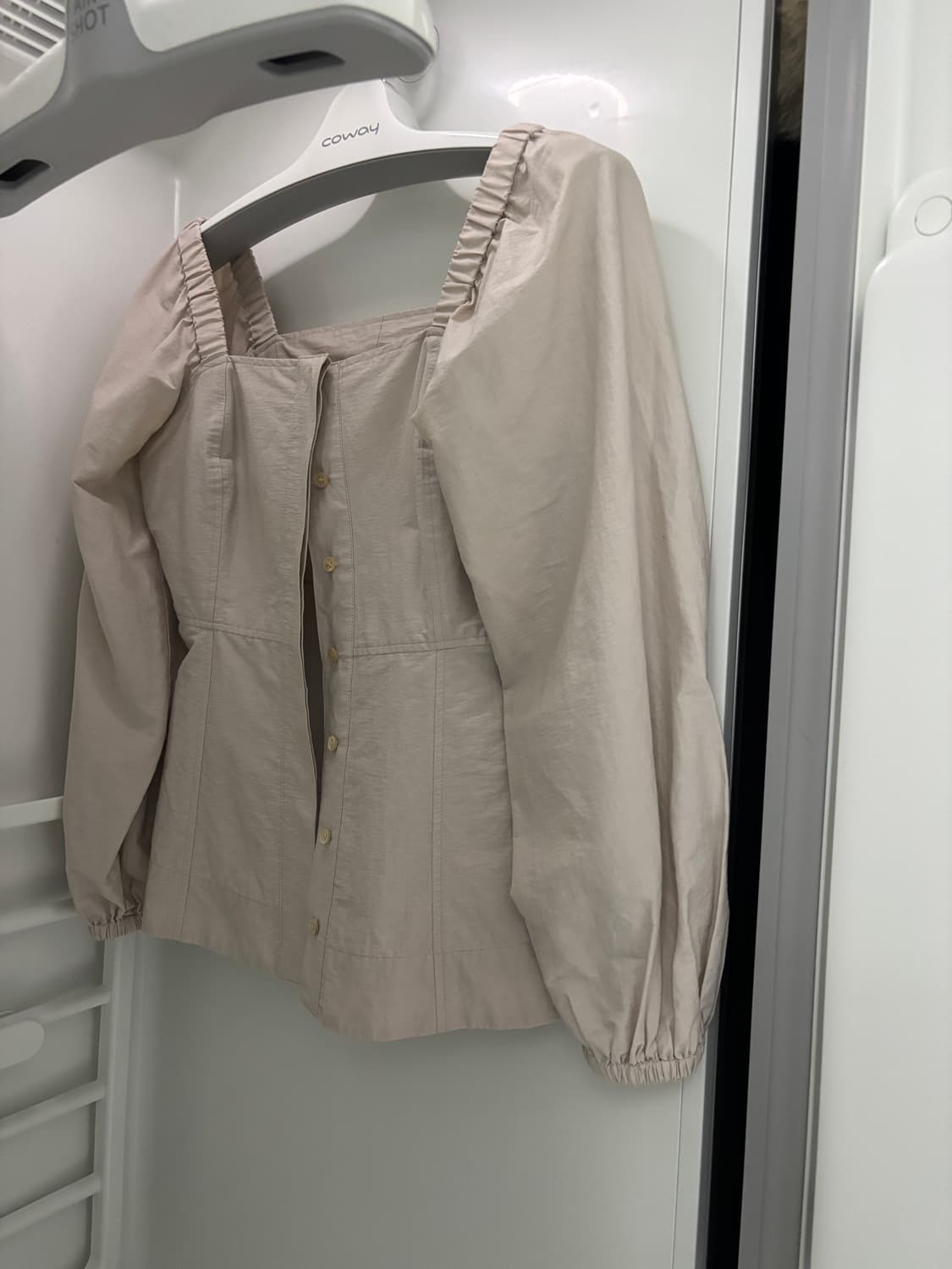 Sie 시에 스퀘어넥 블라우스 XS 상품이미지4