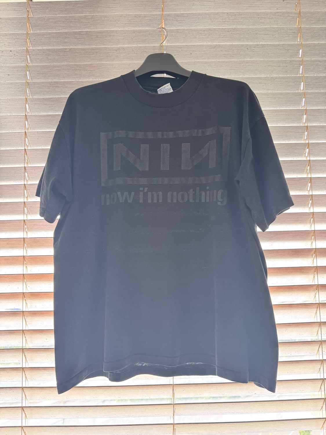 [XL] 90s NIN 나인인치네일스 Now I’m Nothing 밴드티 상품이미지1