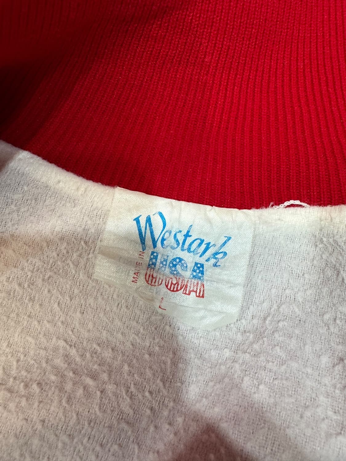 90s 웨스트아크 Westark 새틴 봄버 자켓 made in USA  상품이미지5