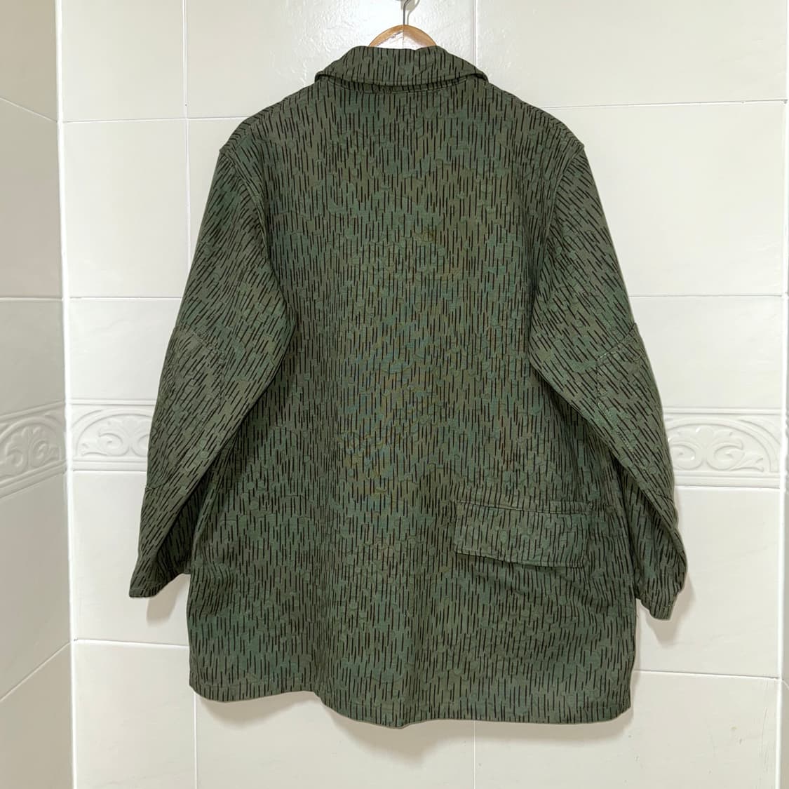 60s 체코군 레인드롭 카모 M-60 필드 자켓 (XL)   상품이미지7