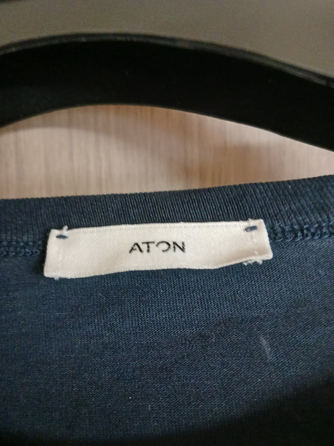 에이톤 도쿄 Aton tokyo 반팔 네이비 4사이즈 상품이미지2