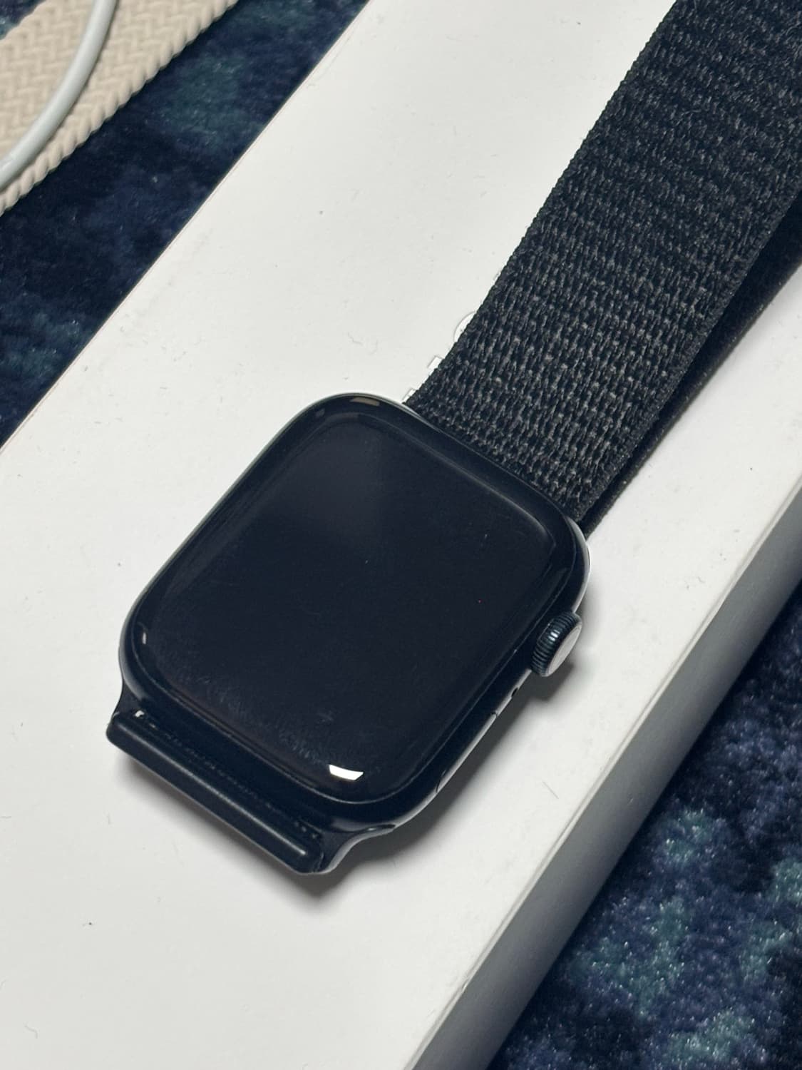 애플워치9 셀룰러 미드나이트 45mm 배터리 효율 99퍼 상품이미지3