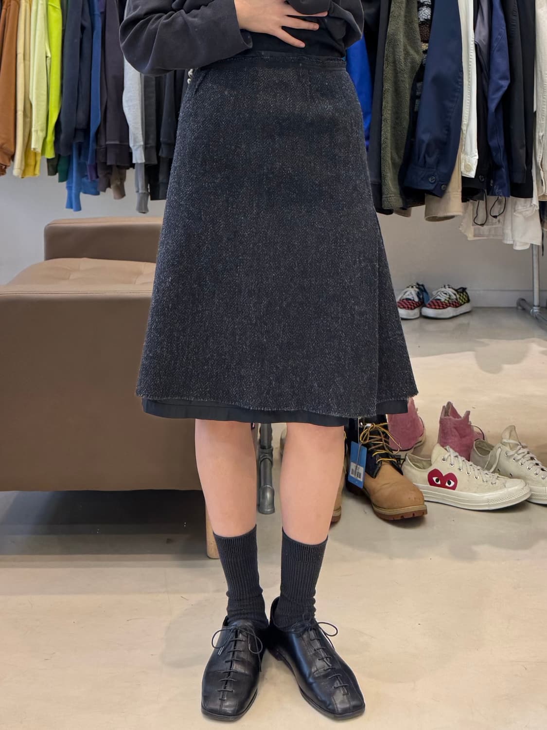 프라다 버진 울 스커트 상품이미지7