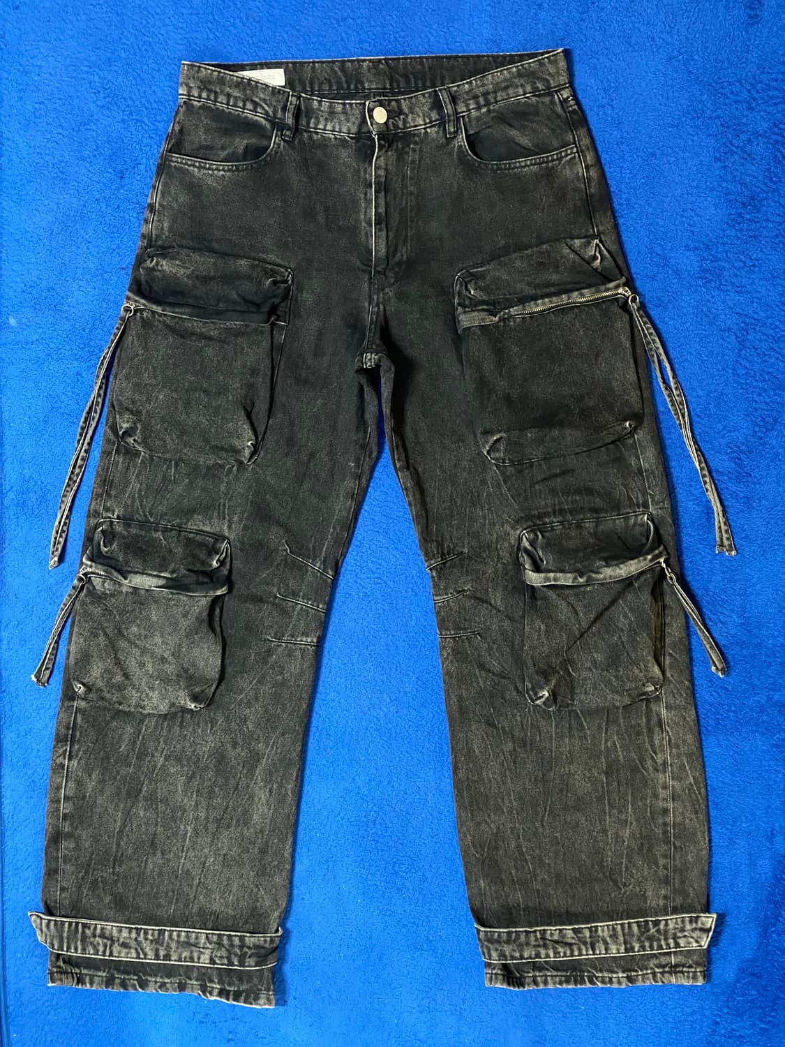 Zara 자라 유틸리티 카고 팬츠 블랙 34 상품이미지1