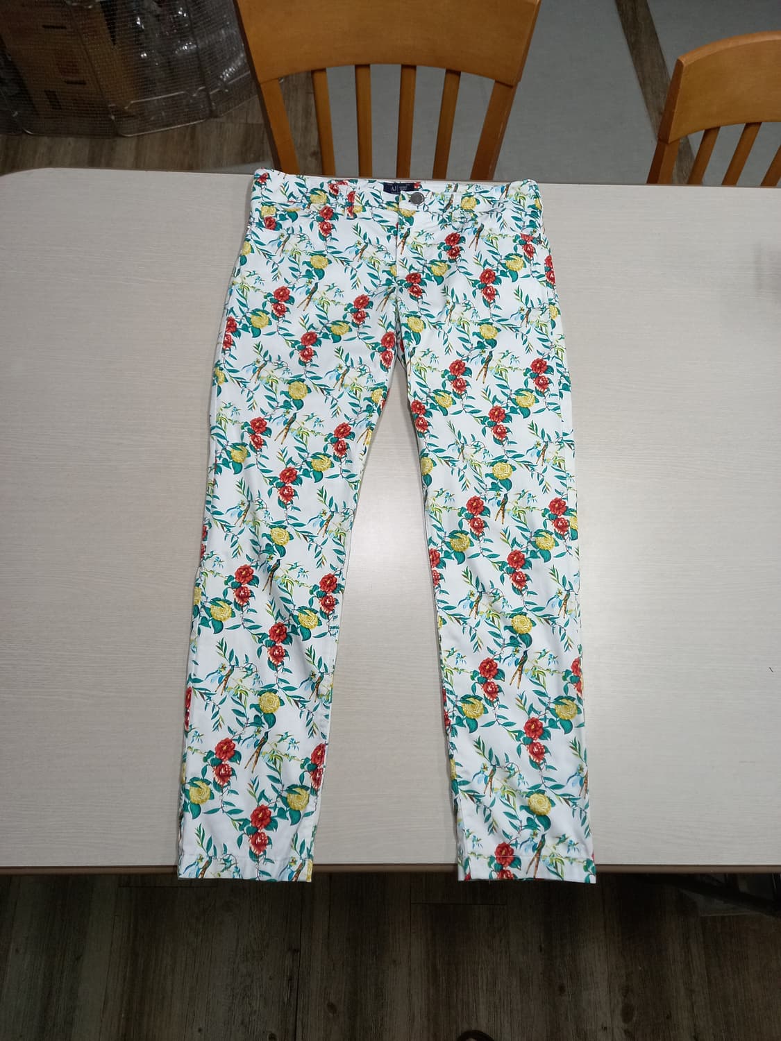 28 ARMANI JEANS 스판 플라워 치노 28-866 상품이미지1