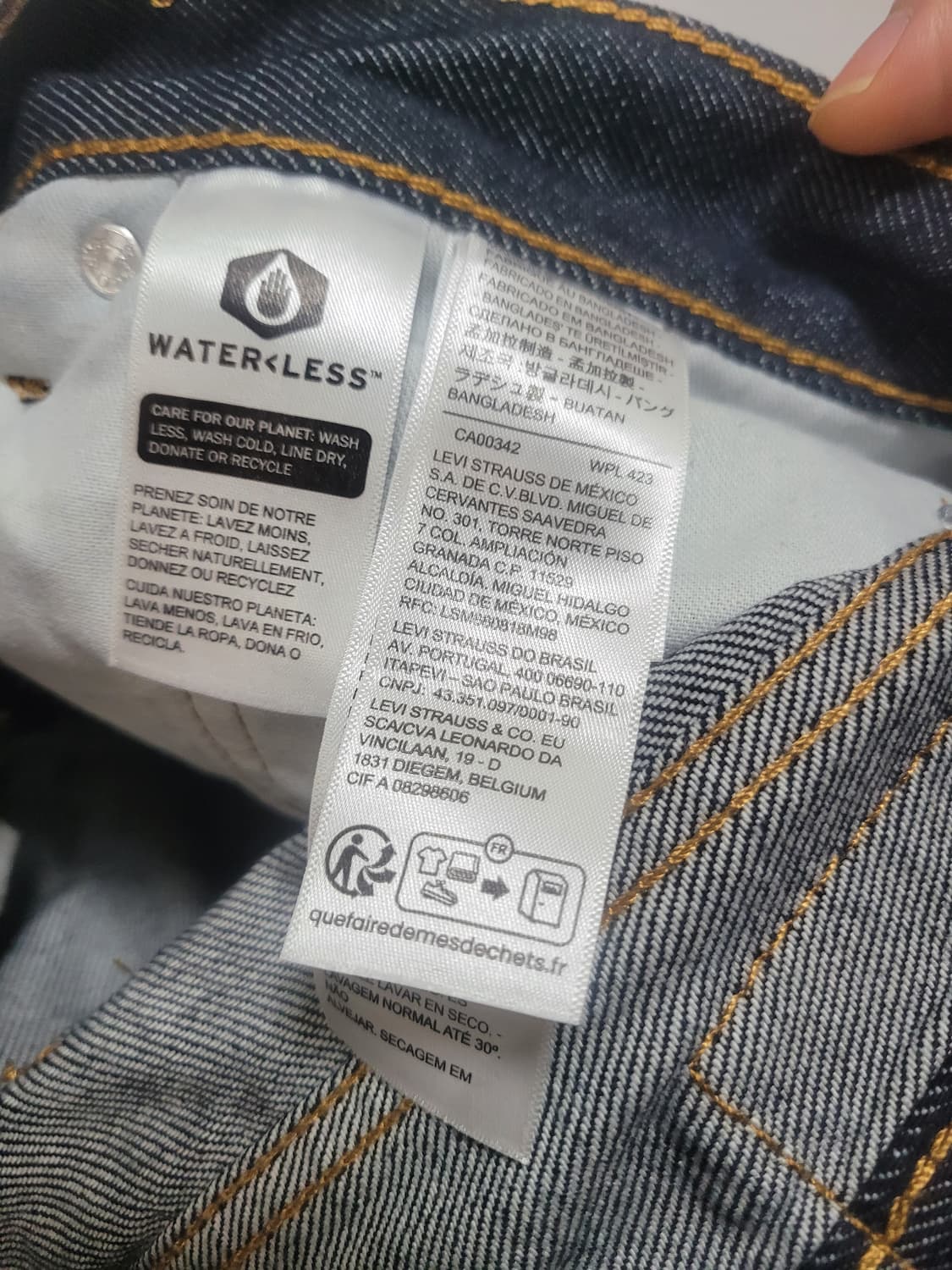 리바이스 555 96 릴렉스 스트레이트핏 청바지 팝니다 상품이미지3