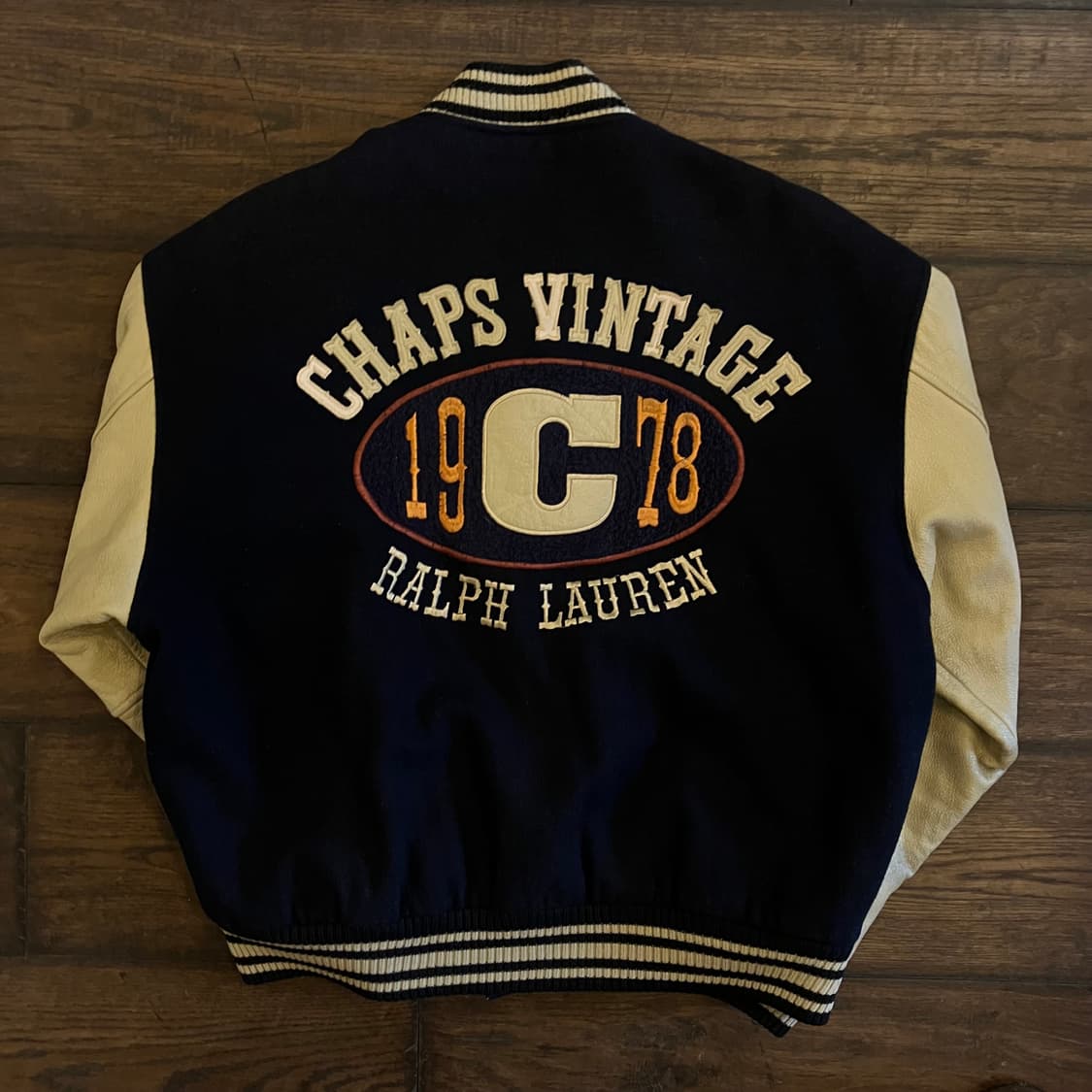 챕스 랄프로렌 1978 패치드 바시티 자켓 M 상품이미지7