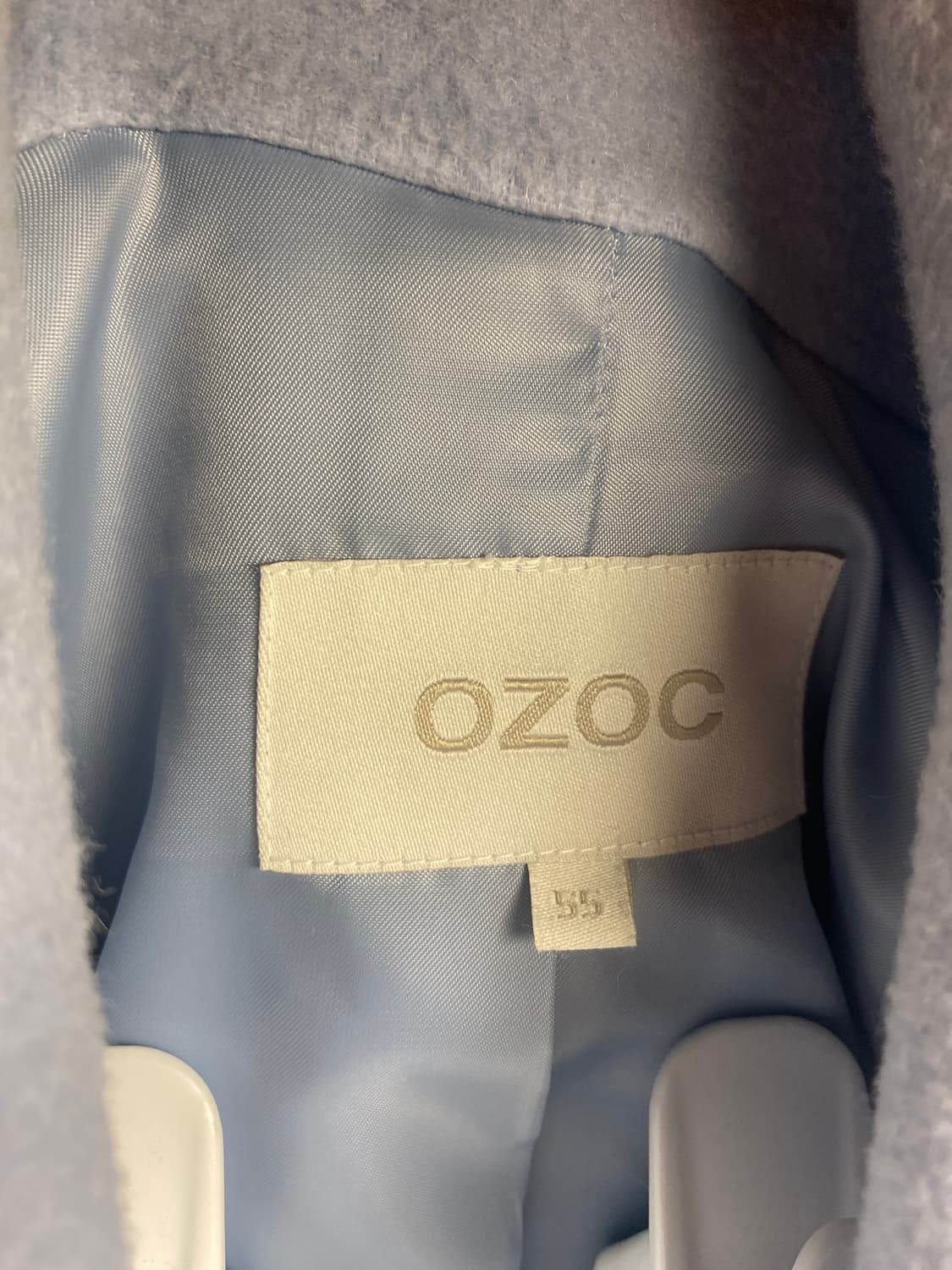 OZOC 하늘색 핸드메이드 코트 55 상품이미지8